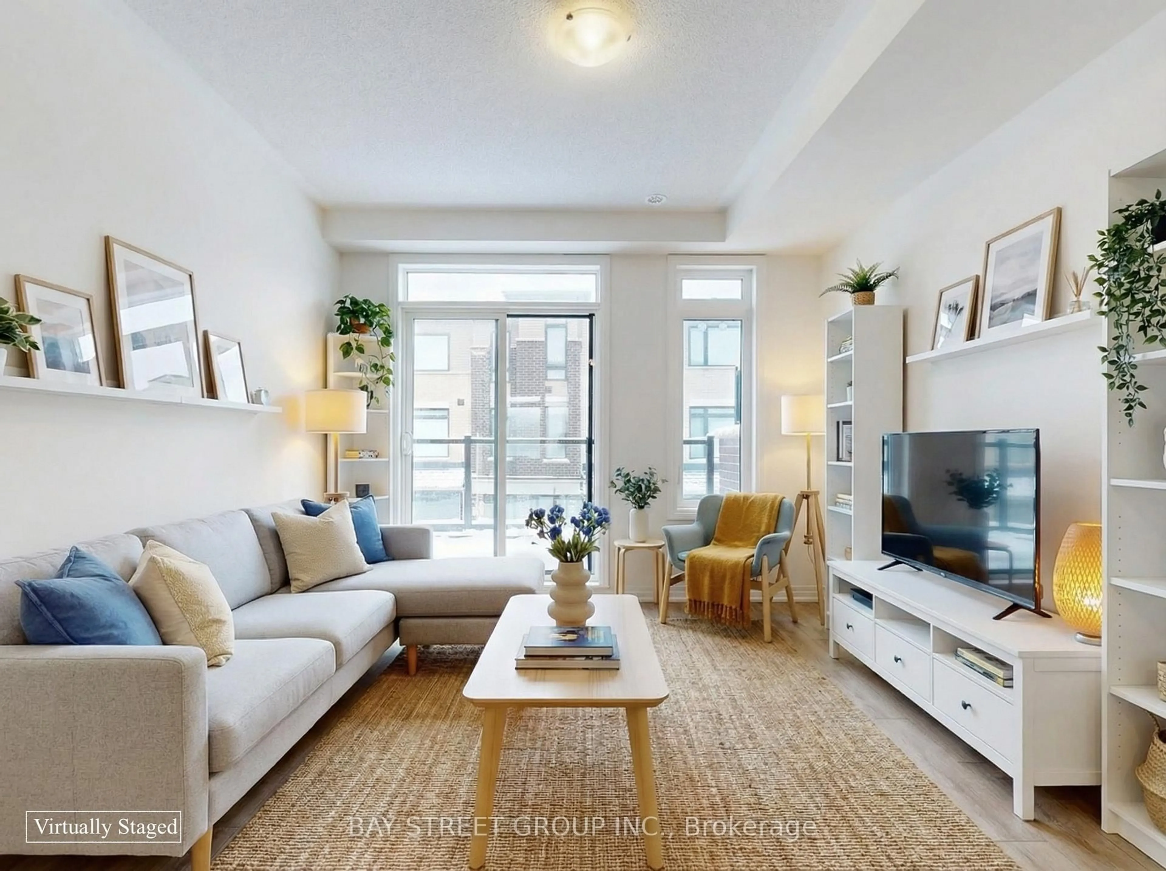 Living room with furniture, unknown for 64 Emmas Way, Whitby Ontario L1R 0S7