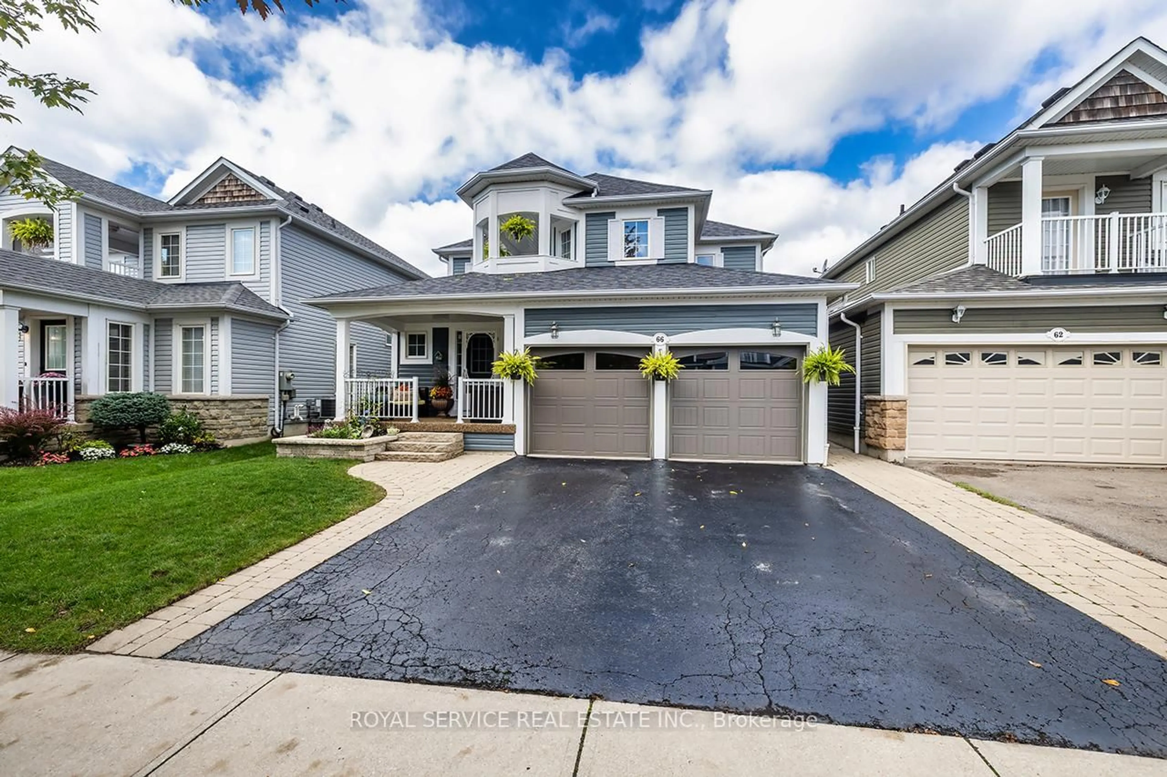 Home with vinyl exterior material, street for 66 Stillwell Lane, Clarington Ontario L1B 1R4