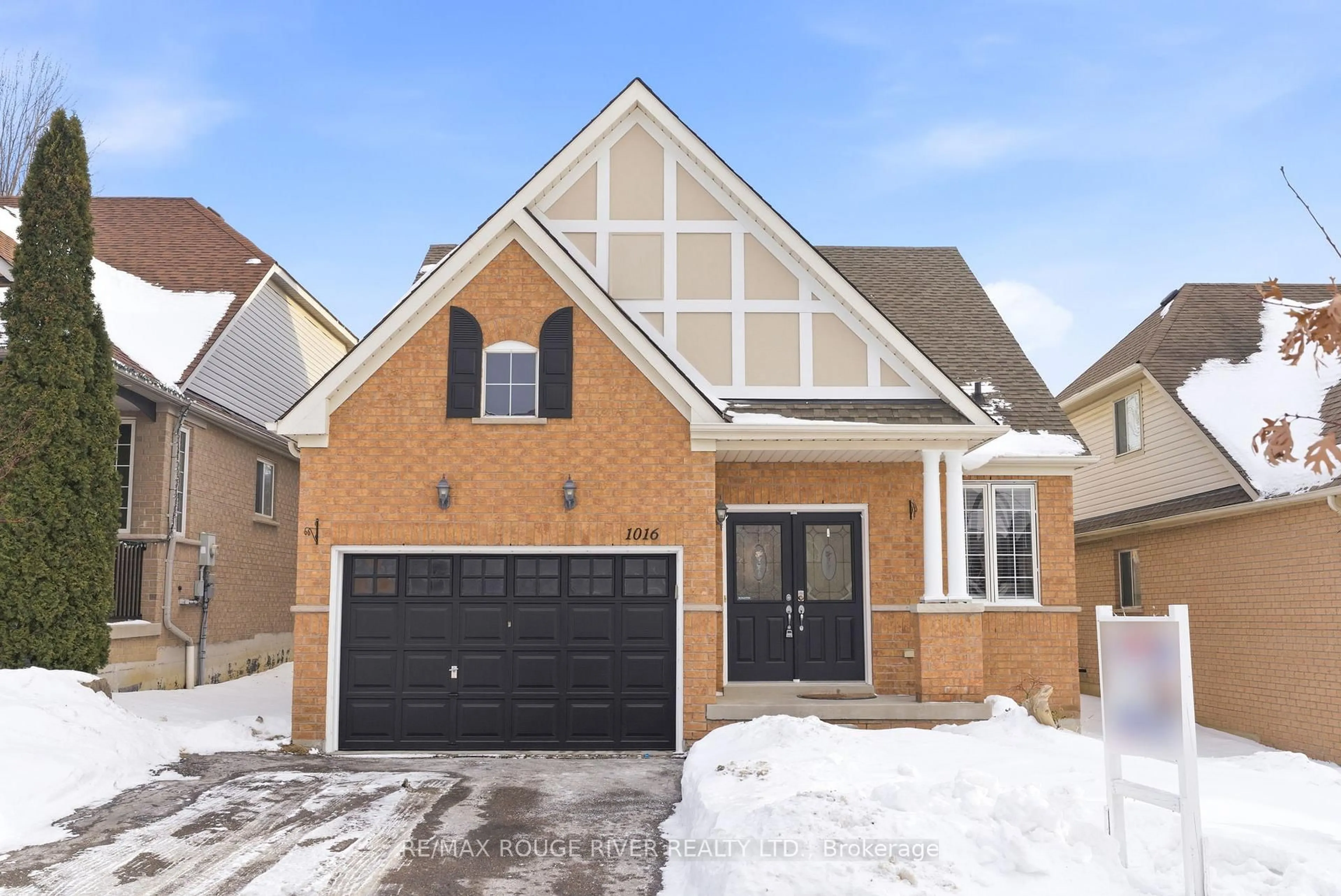 Home with brick exterior material, street for 1016 McQuay Blvd, Whitby Ontario L1P 1R7