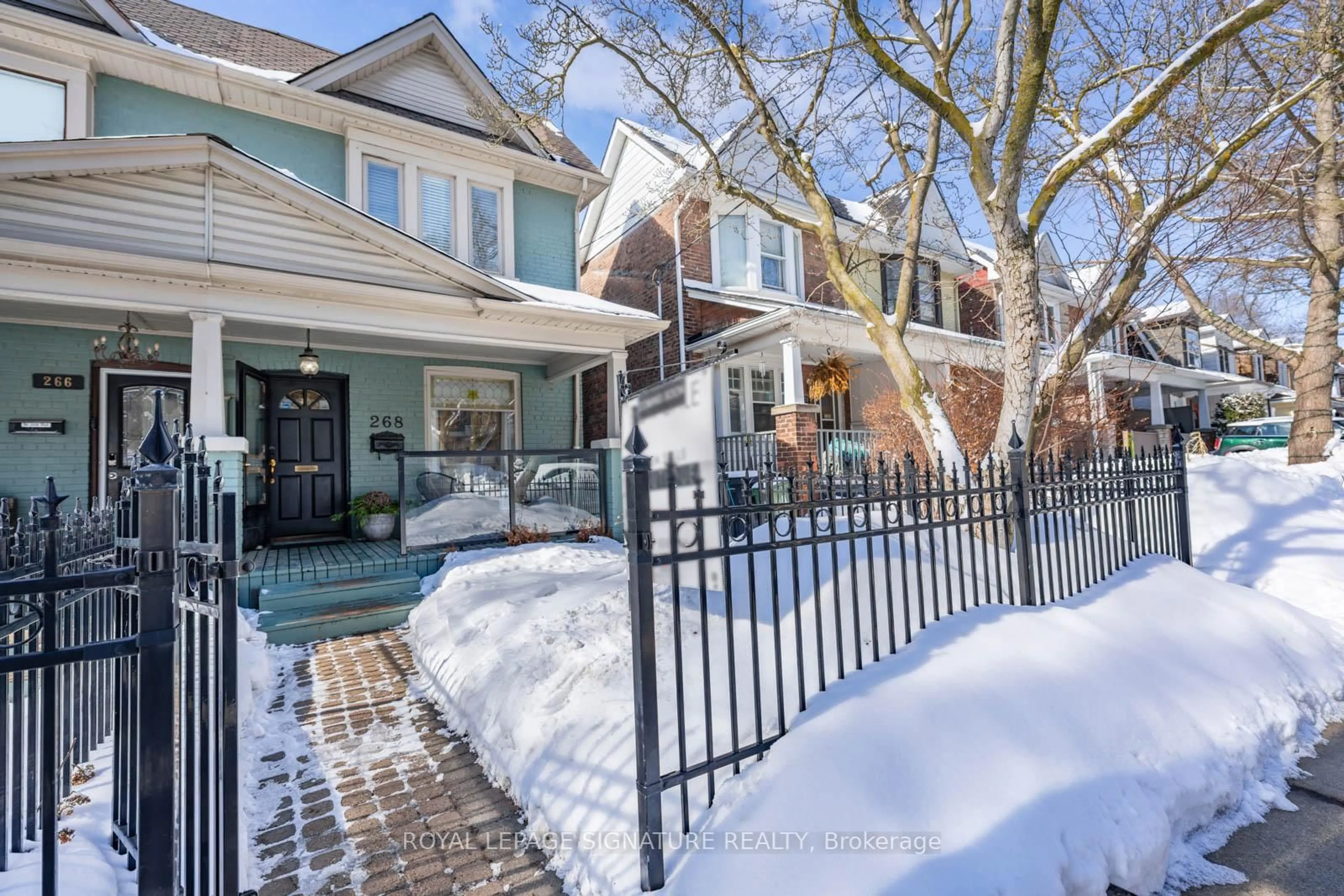 Home with brick exterior material, street for 268 Kenilworth Ave, Toronto Ontario M4L 3S8