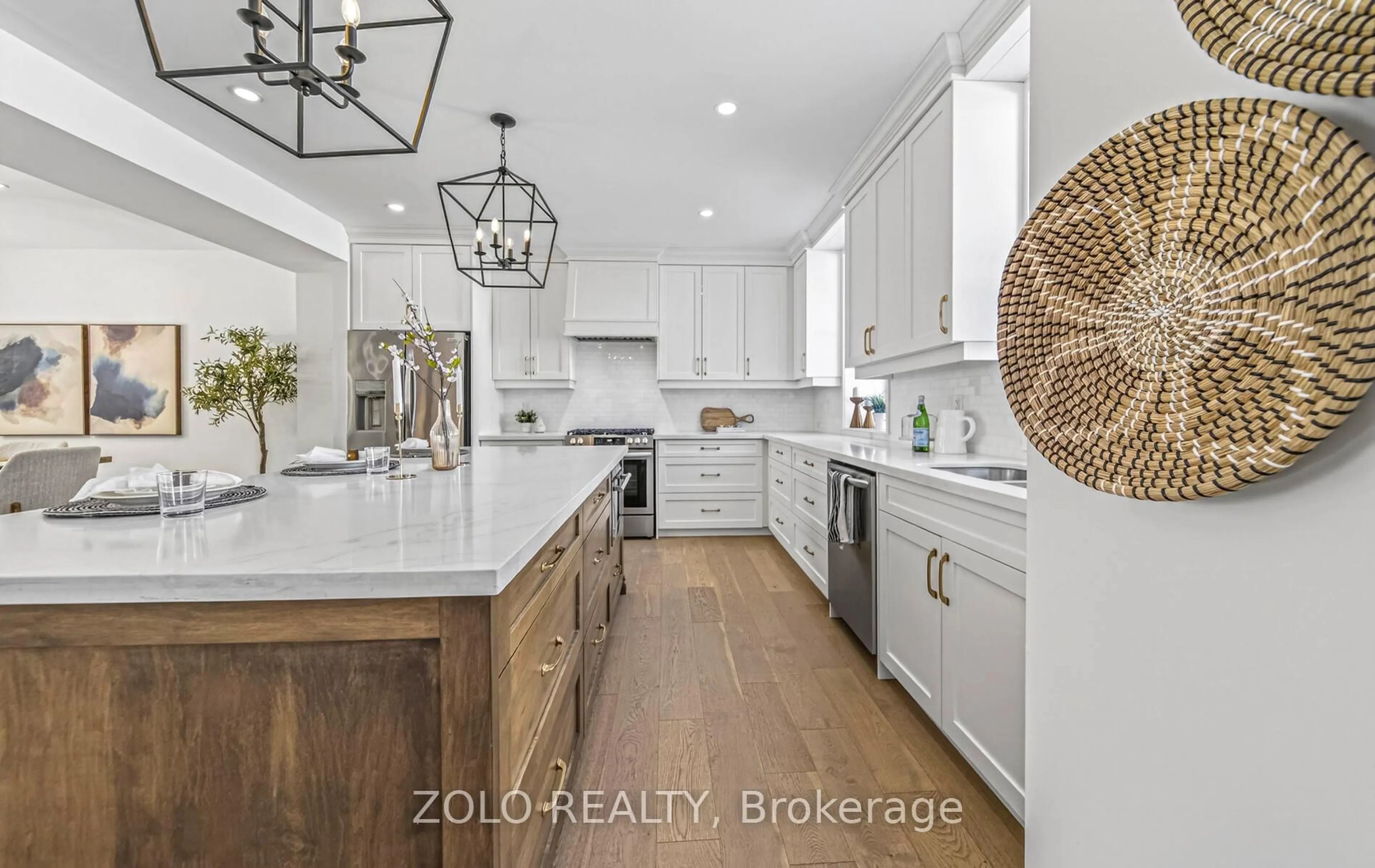 Open concept kitchen, ceramic/tile floor for 57 George St, Clarington Ontario L1B 1H9