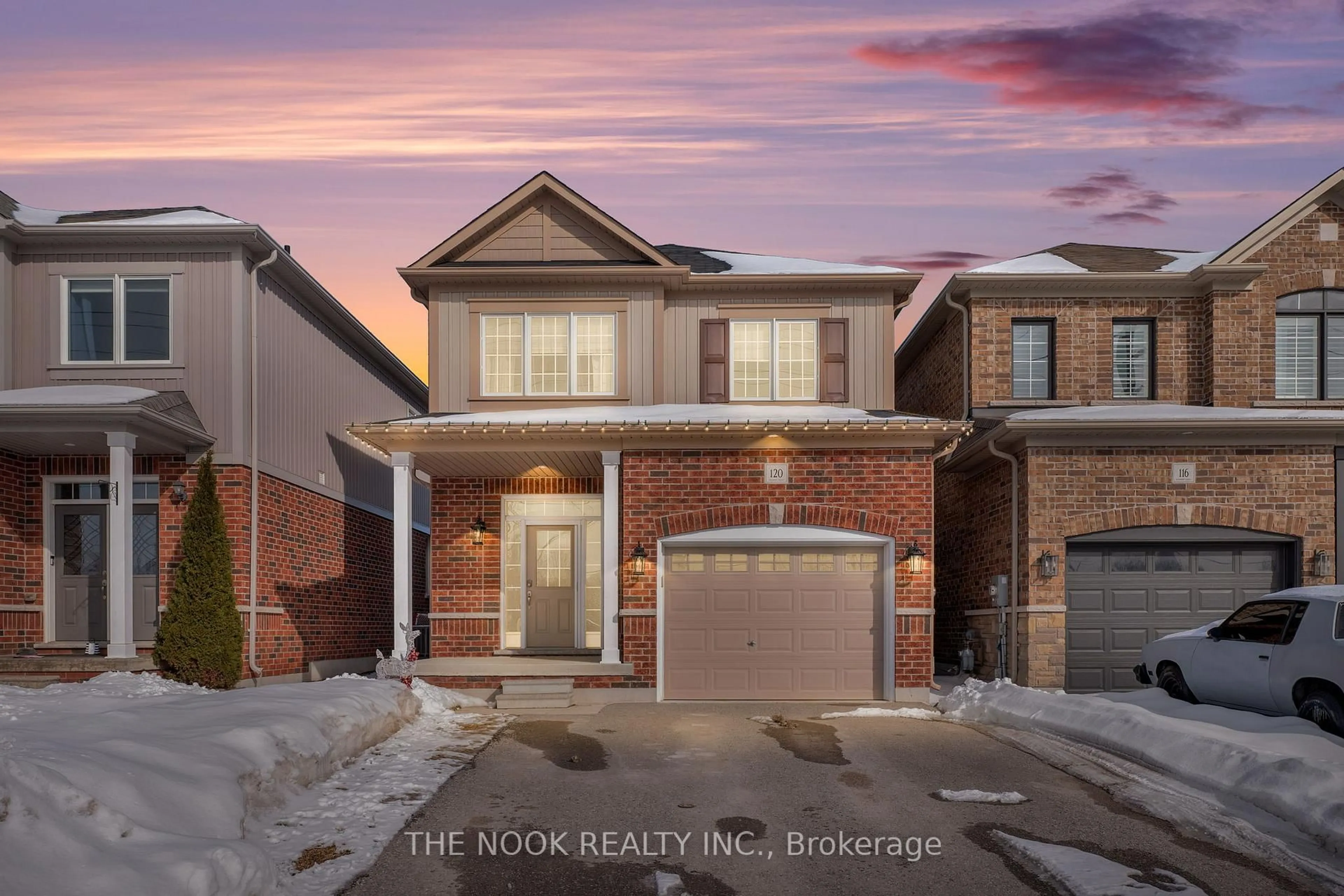 Home with brick exterior material, street for 120 Elmer Adams Dr, Clarington Ontario L1E 0G4