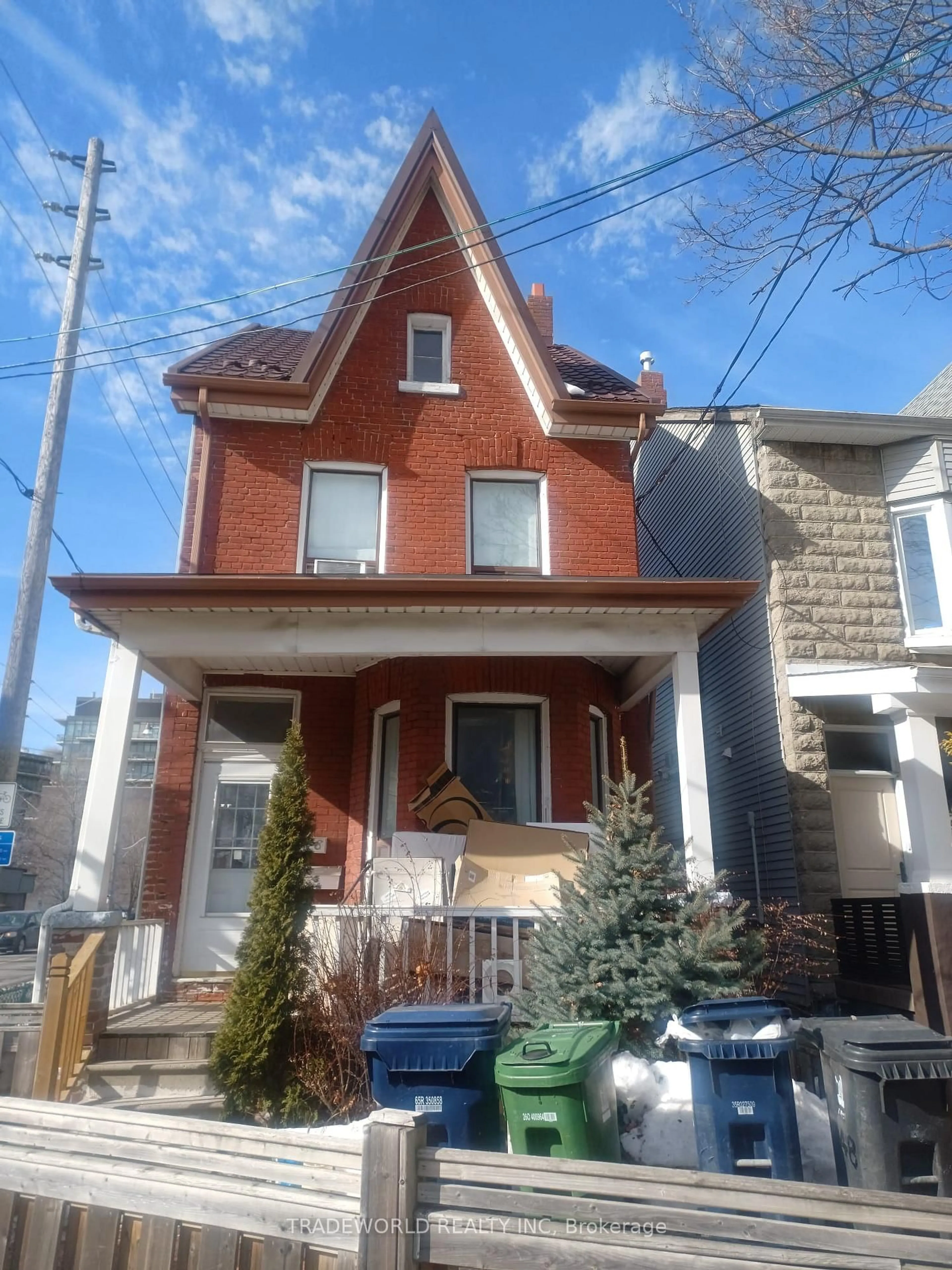 Home with brick exterior material, street for 248 Pape Ave, Toronto Ontario M4M 2W5