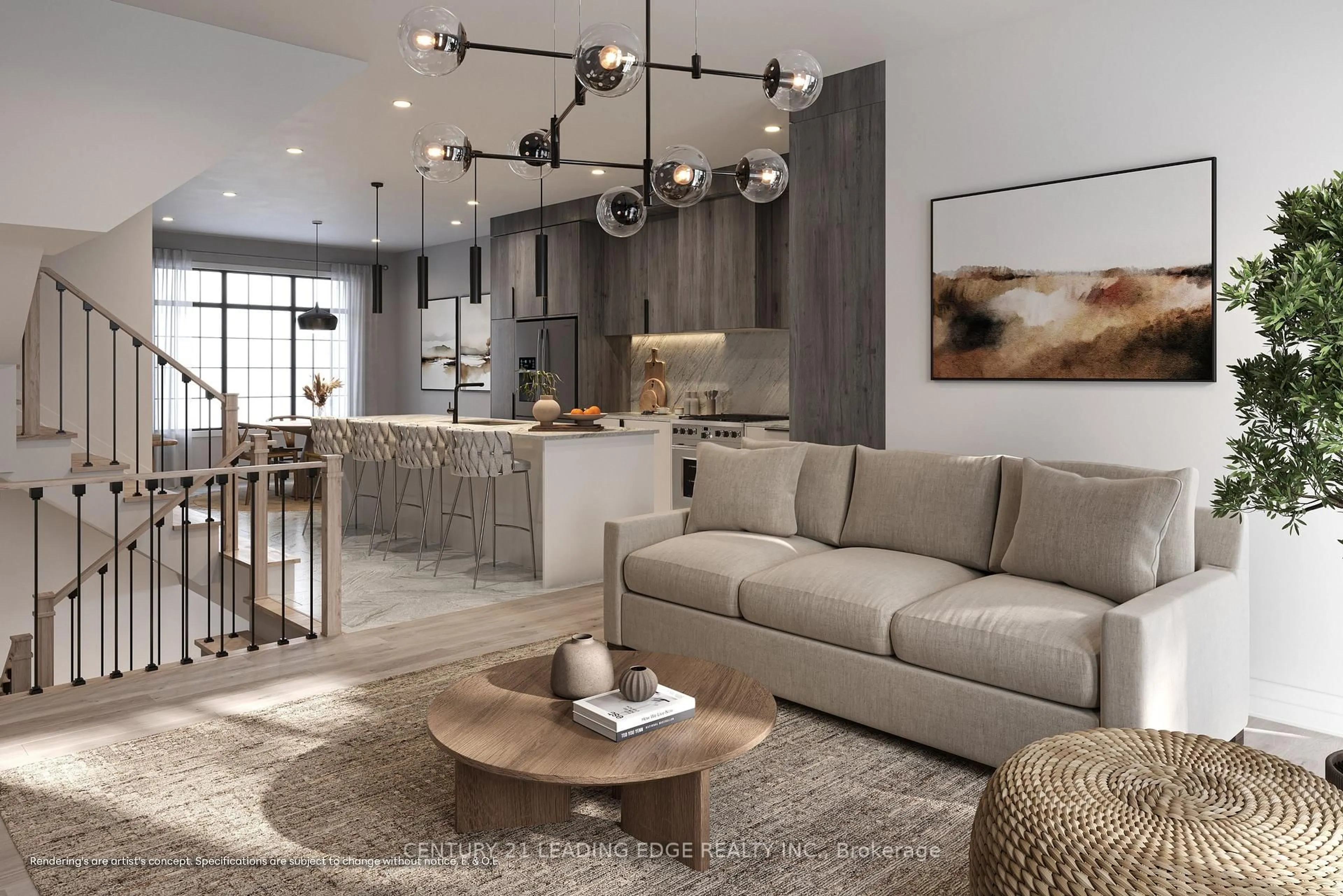 Living room with furniture, unknown for 112 sun valley St, Whitby Ontario L1M 0L7