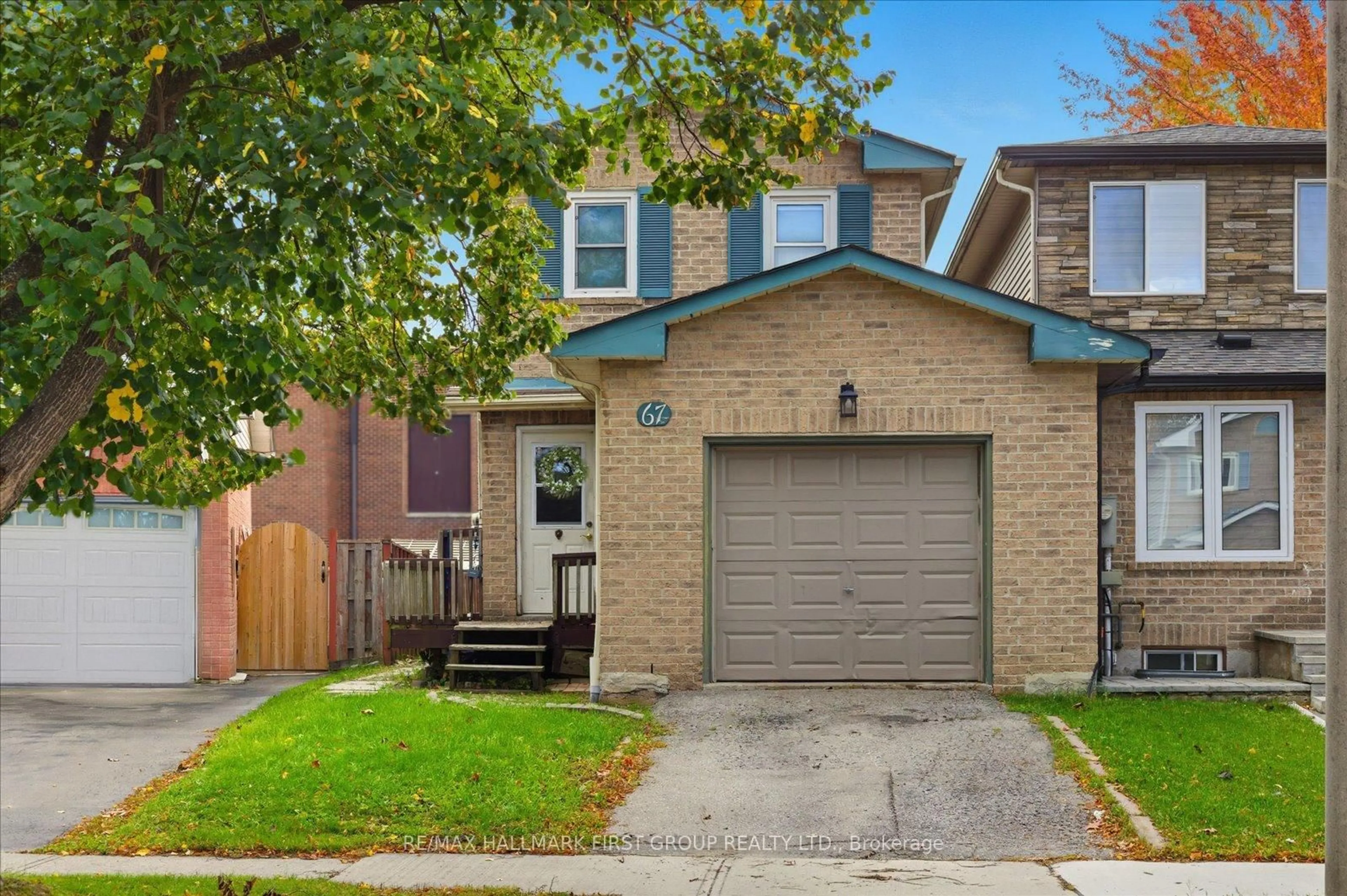Home with brick exterior material, street for 67 Frazer Rd, Ajax Ontario L1S 4B4