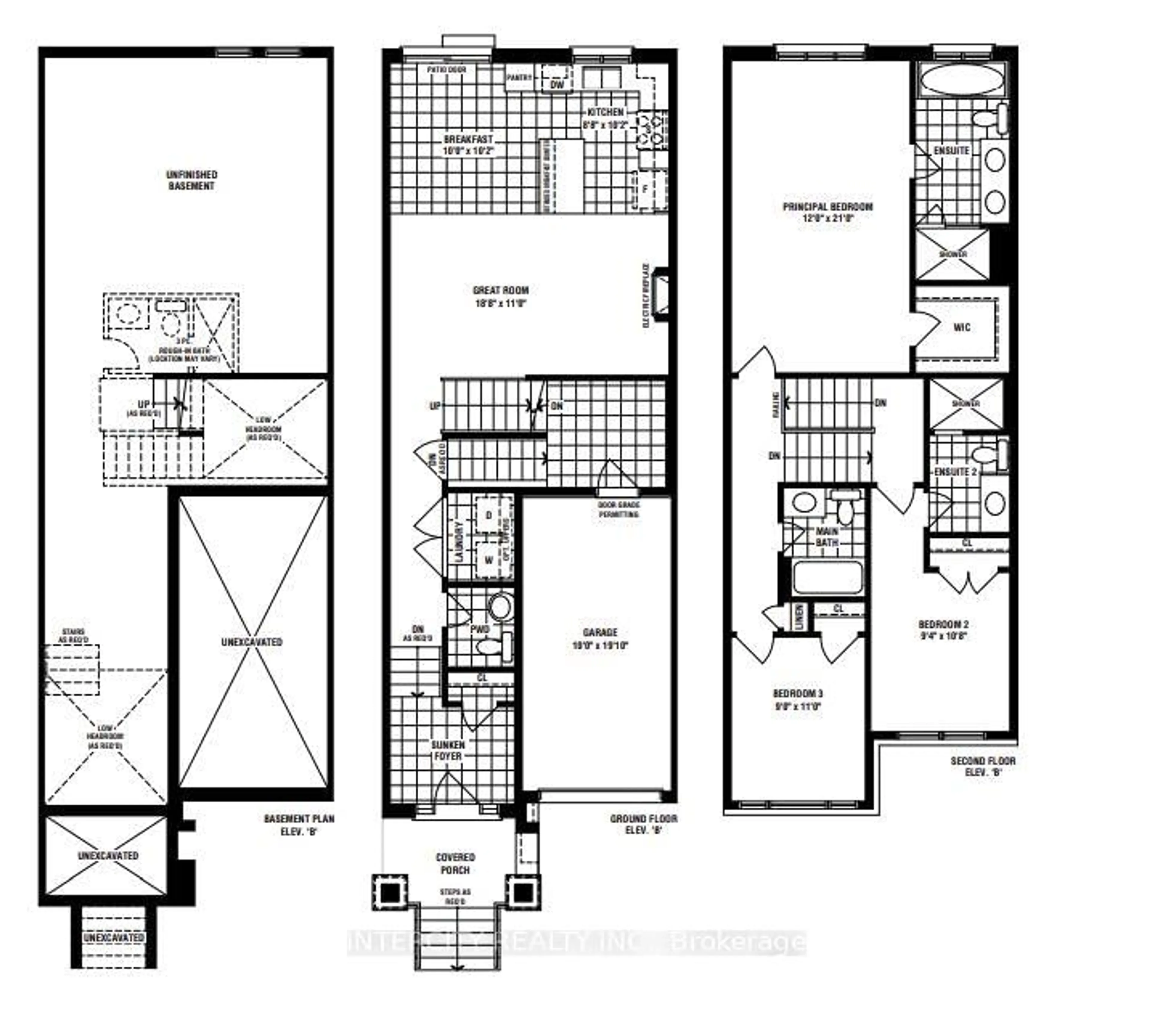 Floor plan for 980 Cormorant Path, Pickering Ontario L0H 1J0