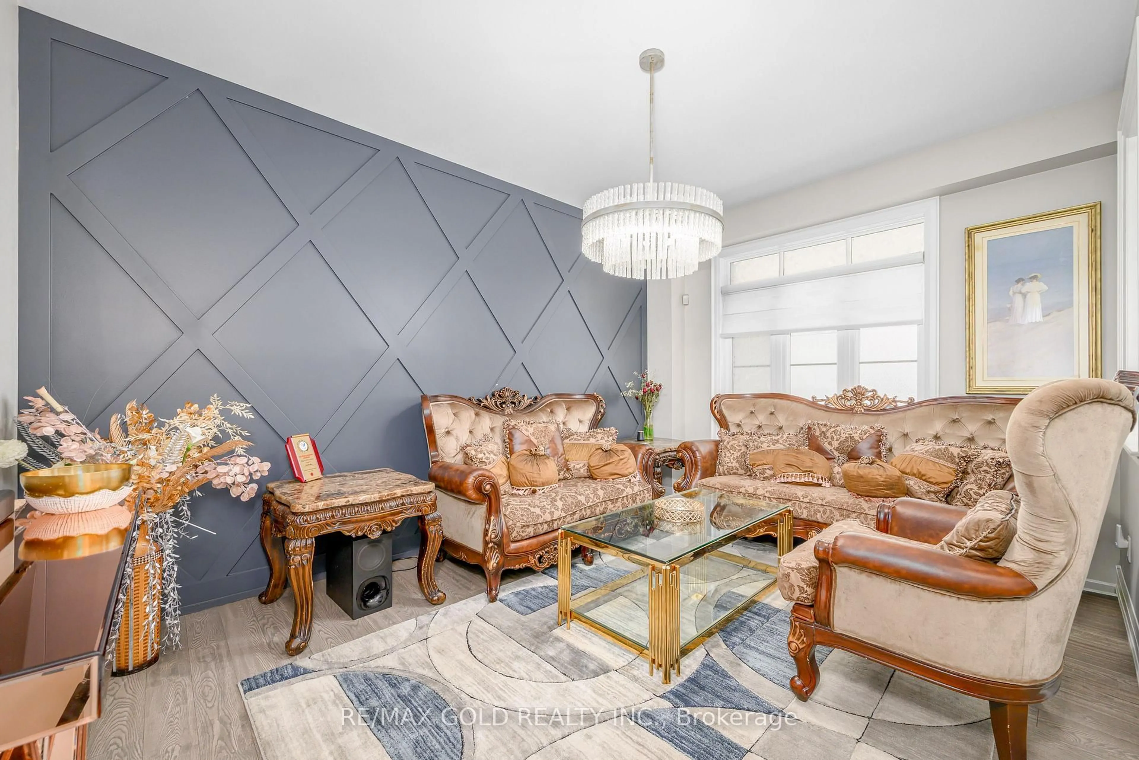 Living room with furniture, unknown for 9 Clutterbuck Lane, Ajax Ontario L1T 0N6