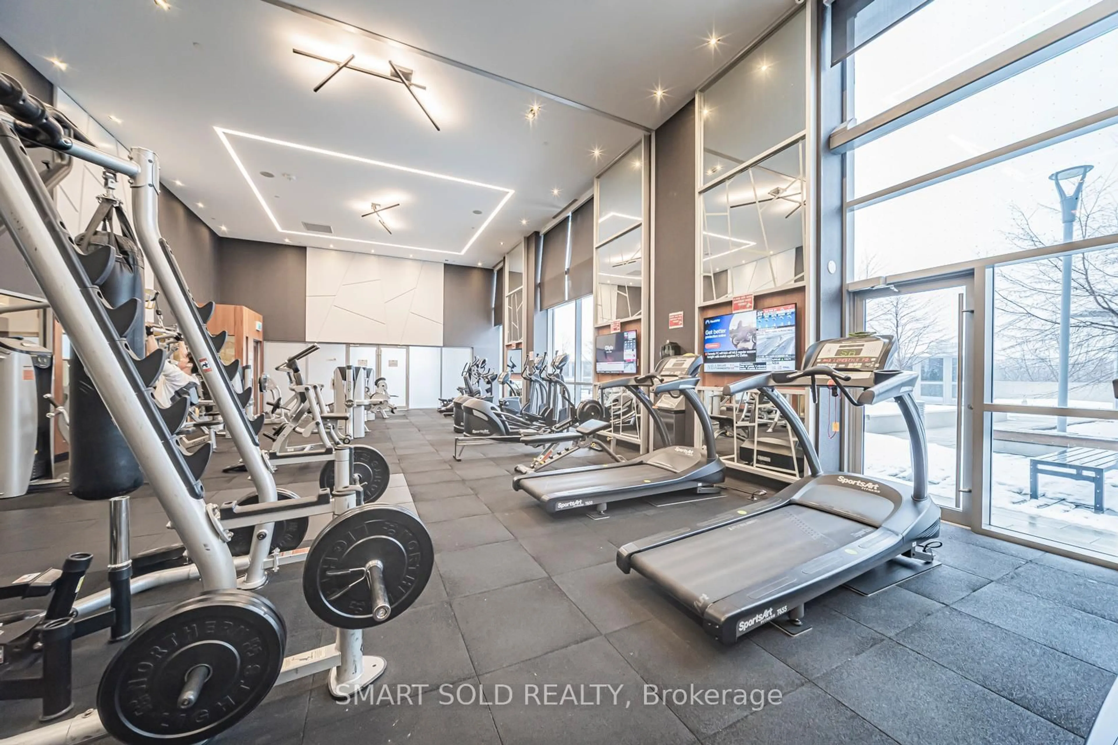 Gym or fitness room for 275 Village Green Sq #2918, Toronto Ontario M1S 0L8