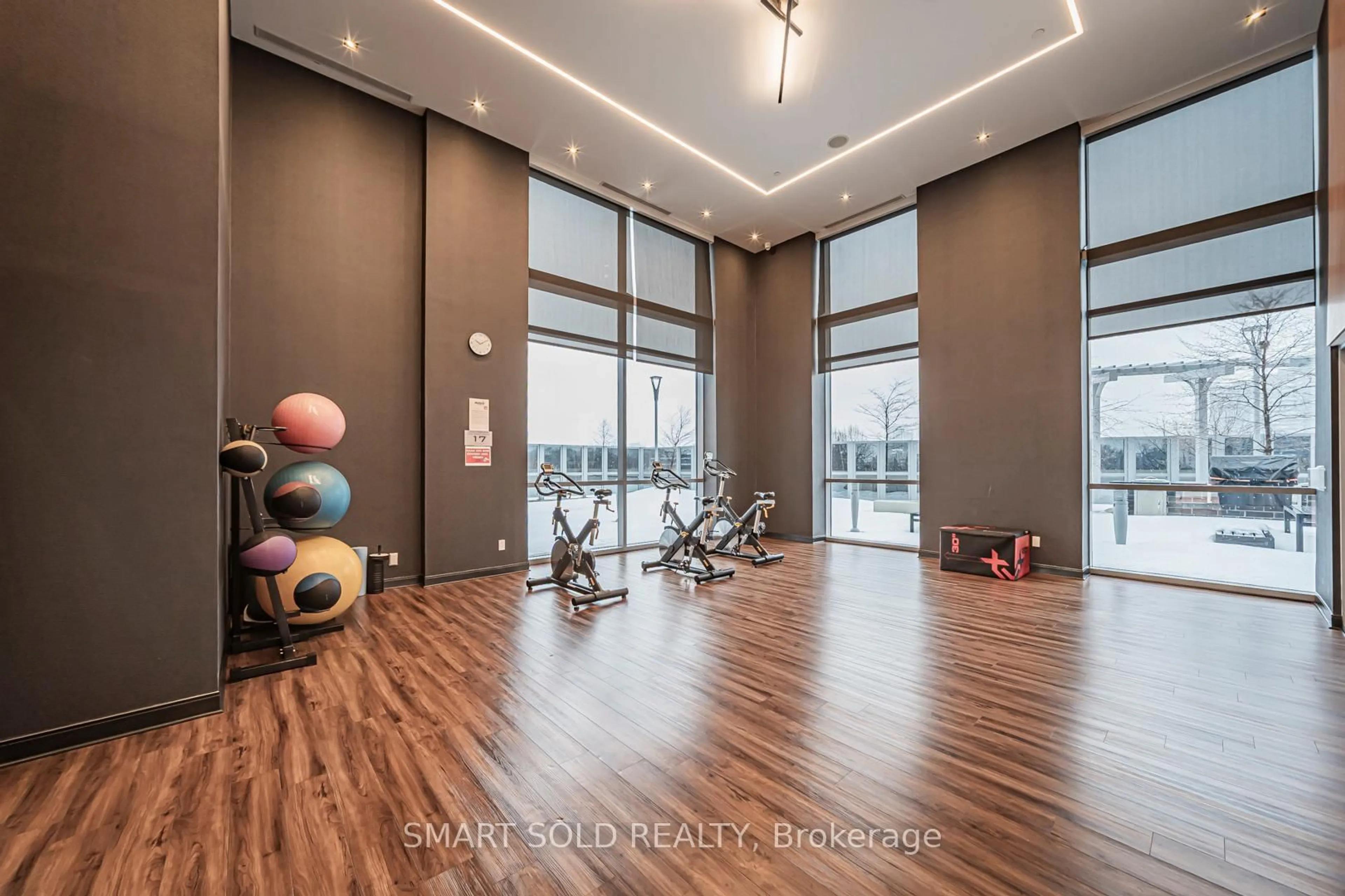 Gym or fitness room for 275 Village Green Sq #2918, Toronto Ontario M1S 0L8