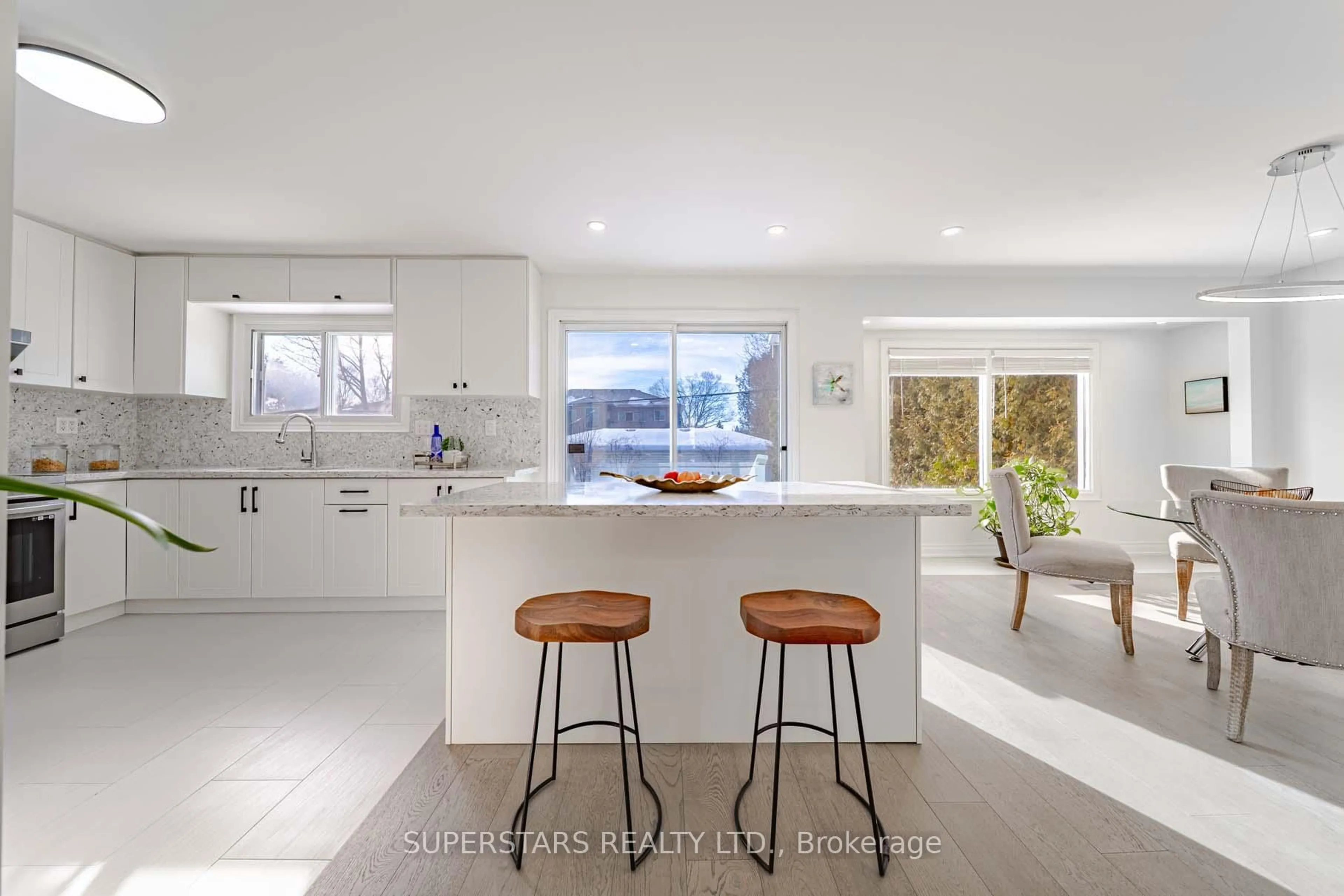 Contemporary kitchen, ceramic/tile floor for 117 Orchard View Blvd, Oshawa Ontario L1G 3N8