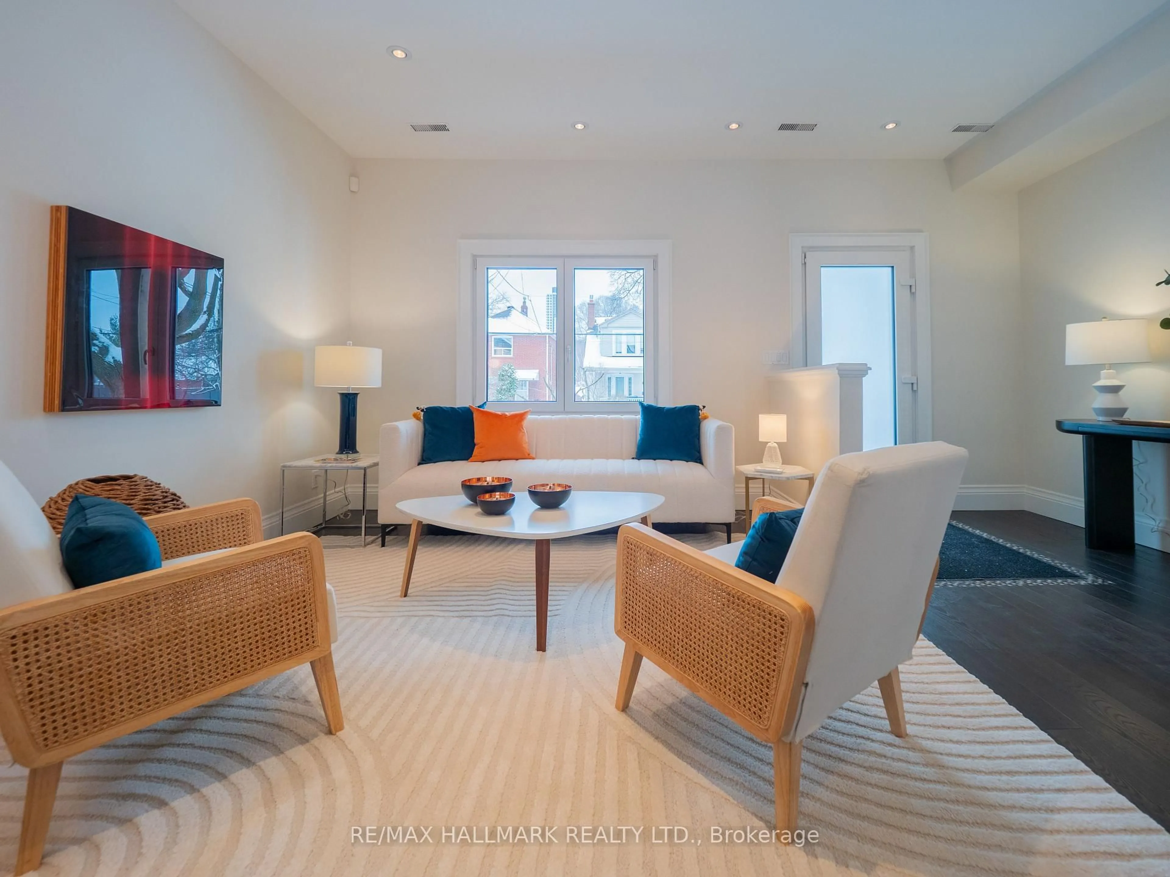 Living room with furniture, unknown for 218 Westlake Ave, Toronto Ontario M4C 4S9