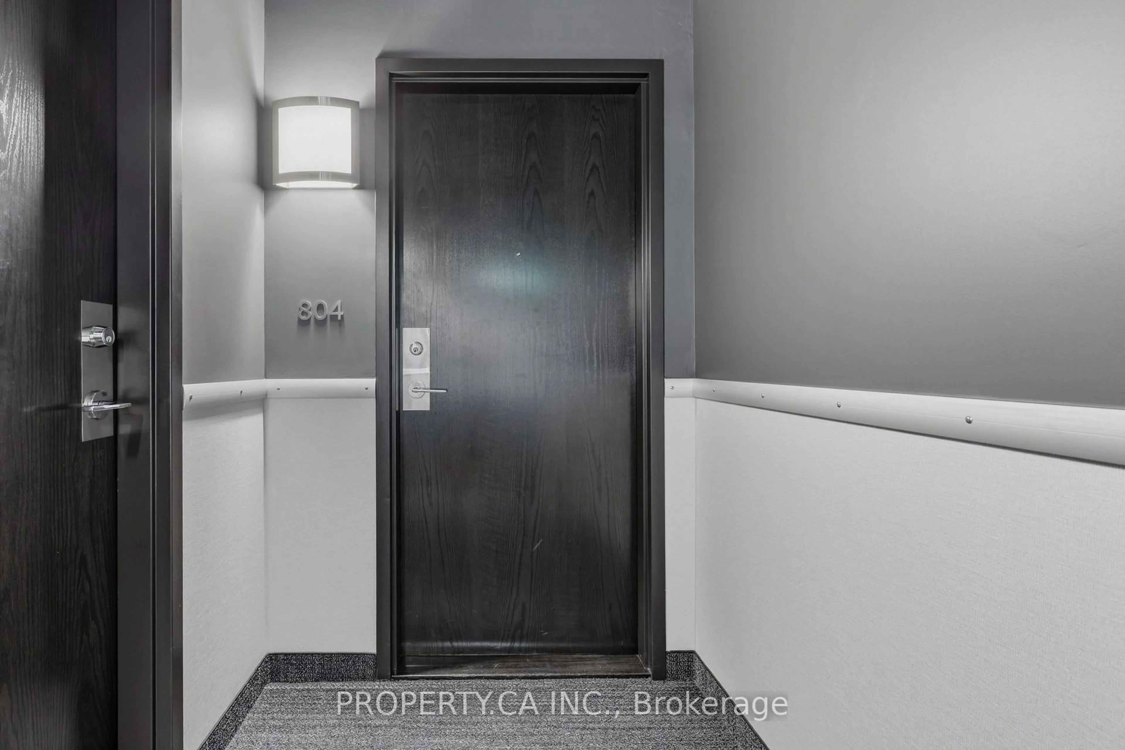 Indoor entryway for 233 Carlaw Ave #804, Toronto Ontario M4M 3N6