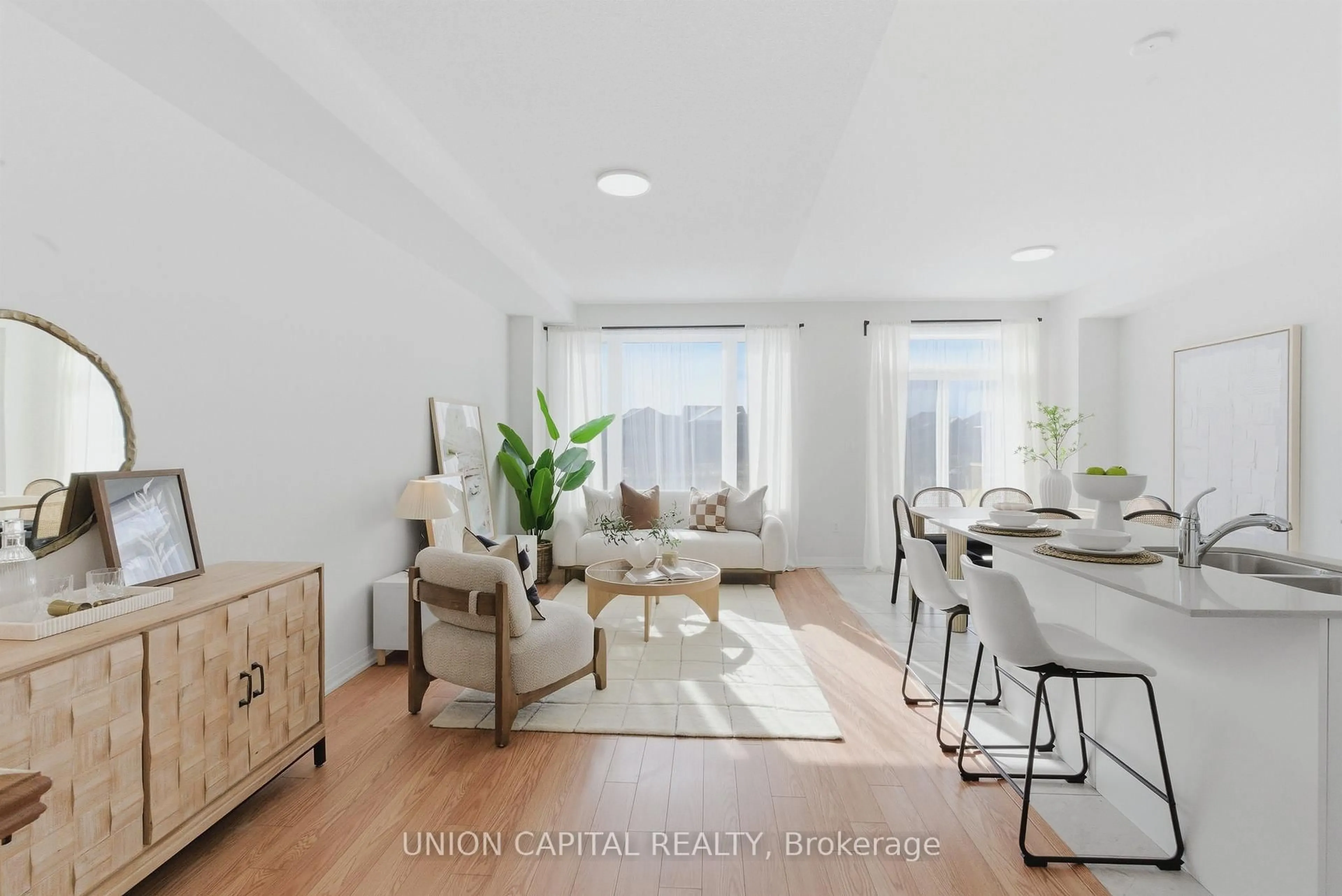 Living room with furniture, unknown for 1177 Marathon Ave, Pickering Ontario L1X 0L8