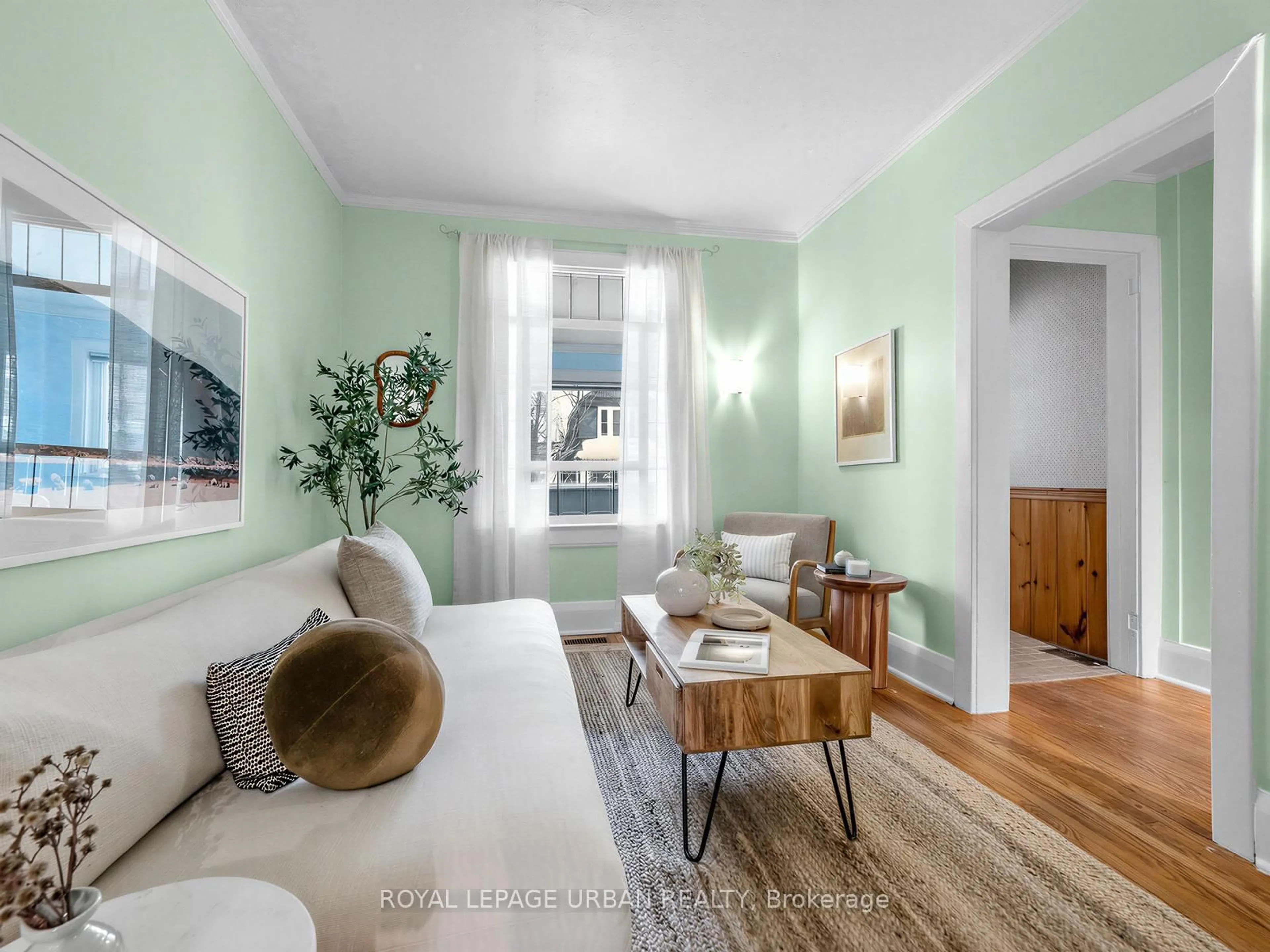 Living room with furniture, unknown for 251 Cedarvale Ave, Toronto Ontario M4C 4K3