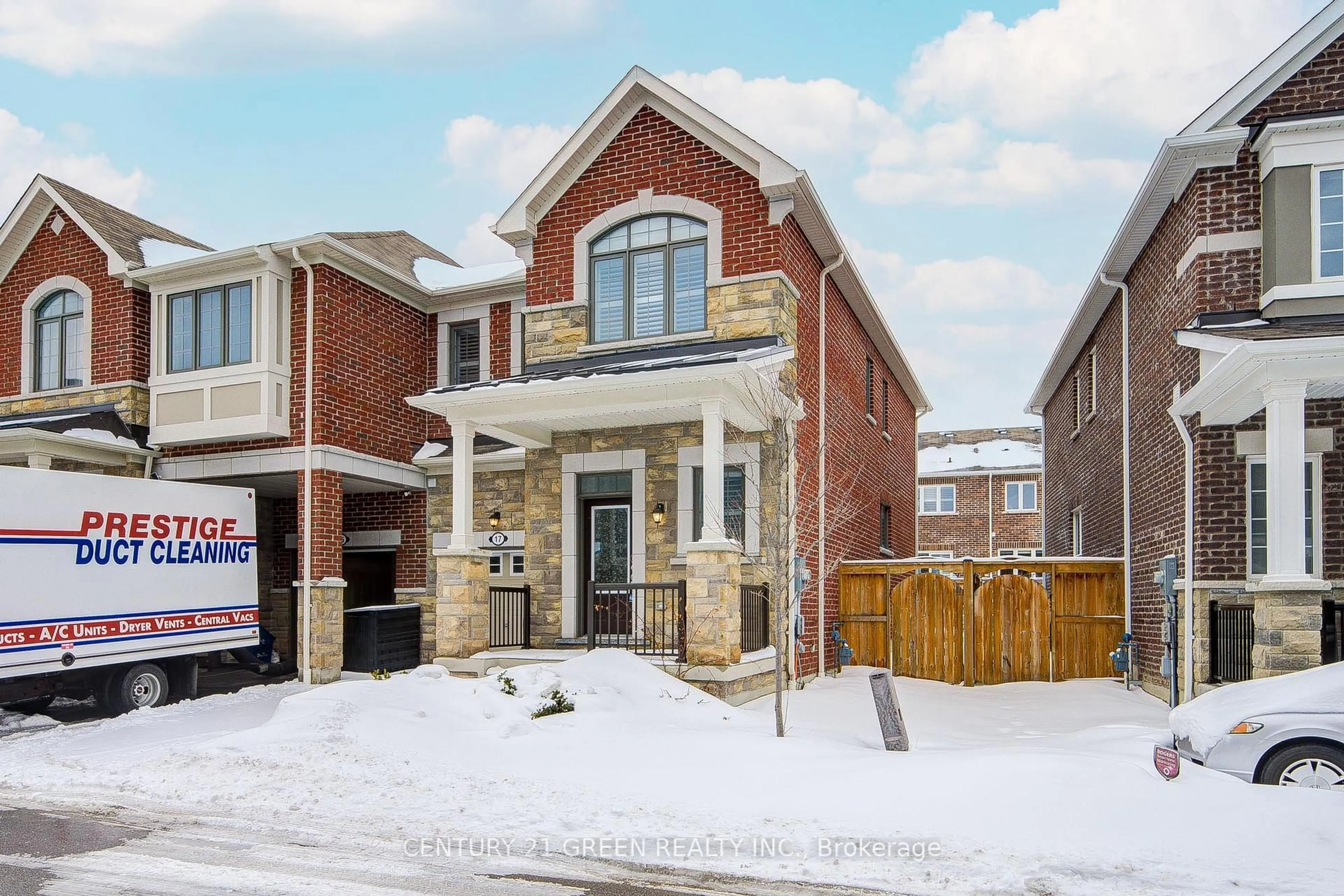 Home with brick exterior material, street for 17 Windflower Way, Whitby Ontario L1P 0H9