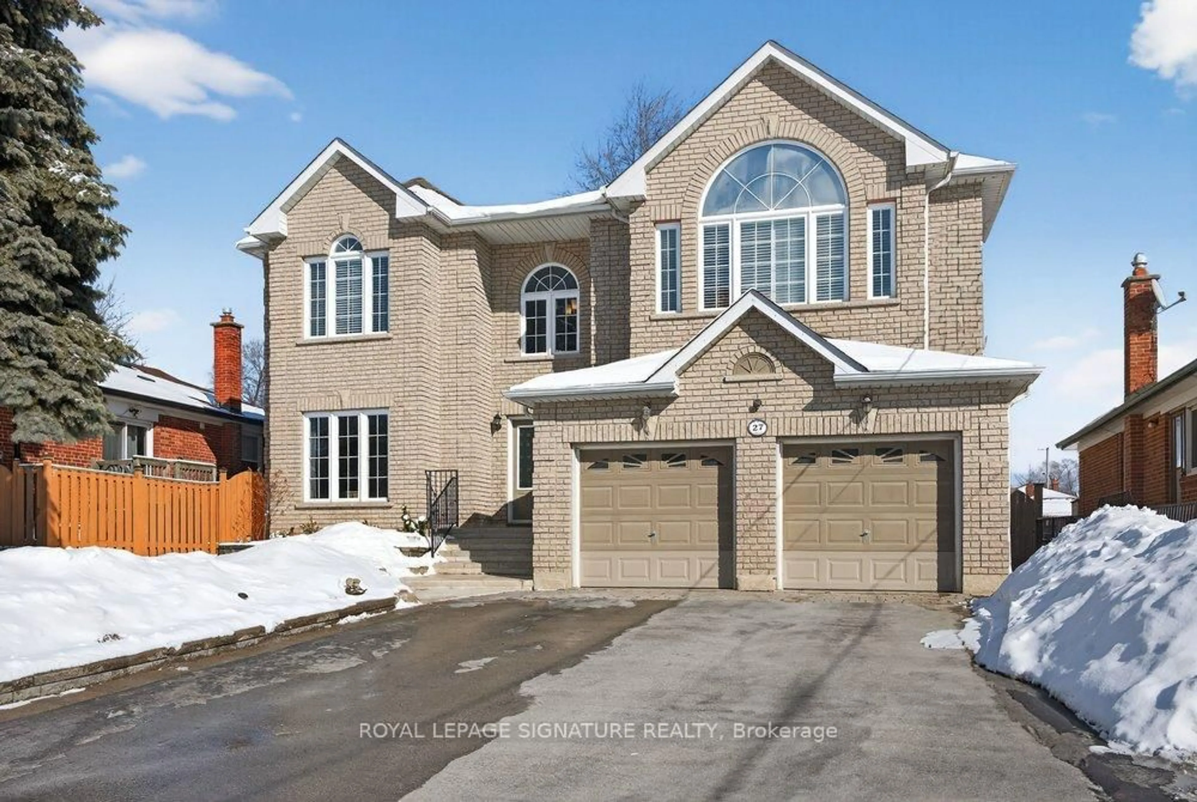 Home with brick exterior material, street for 27 Cleta Dr, Toronto Ontario M1K 3G5