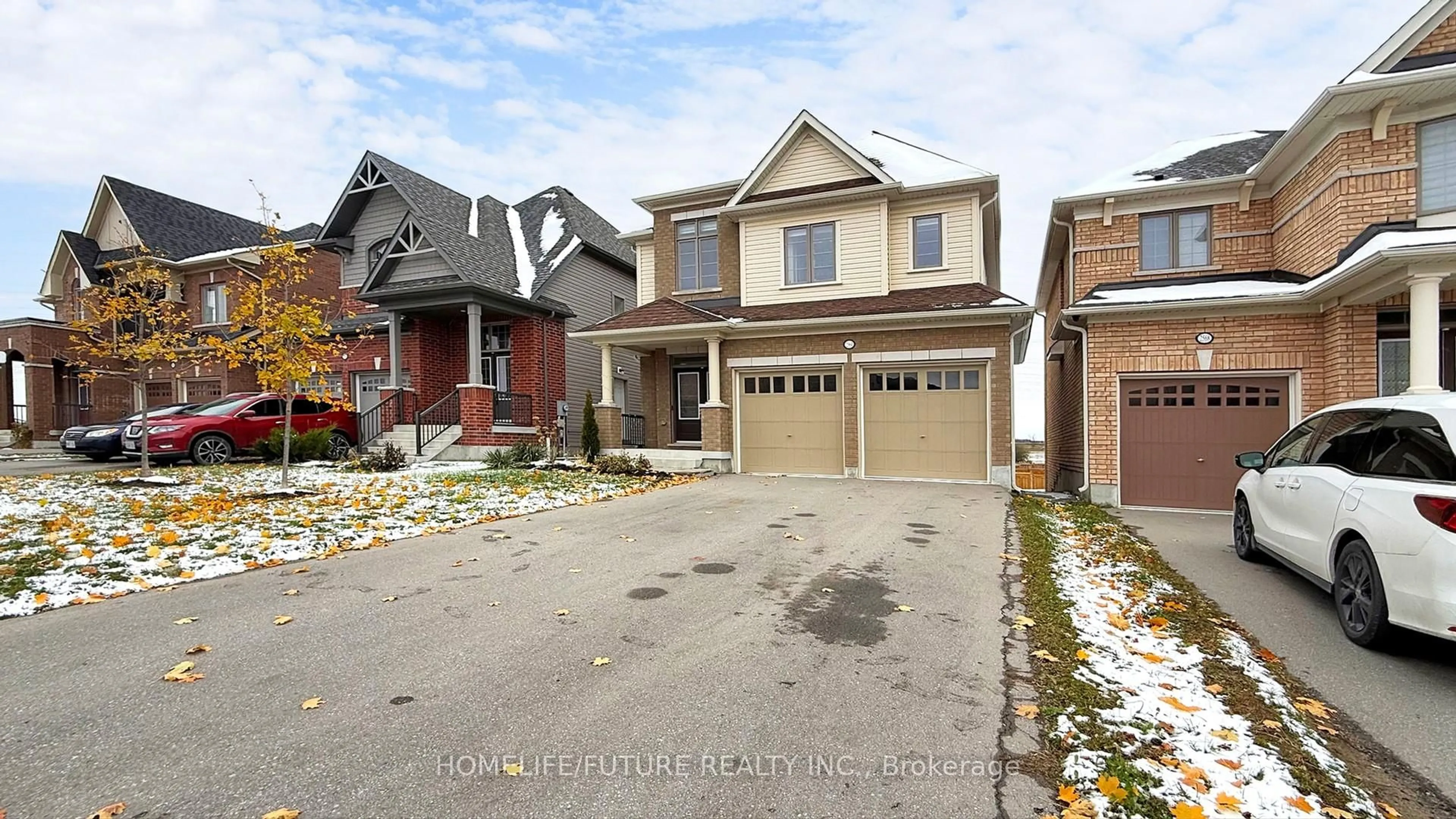 Home with brick exterior material, street for 2564 Orchestrate Dr, Oshawa Ontario L1L 0R4