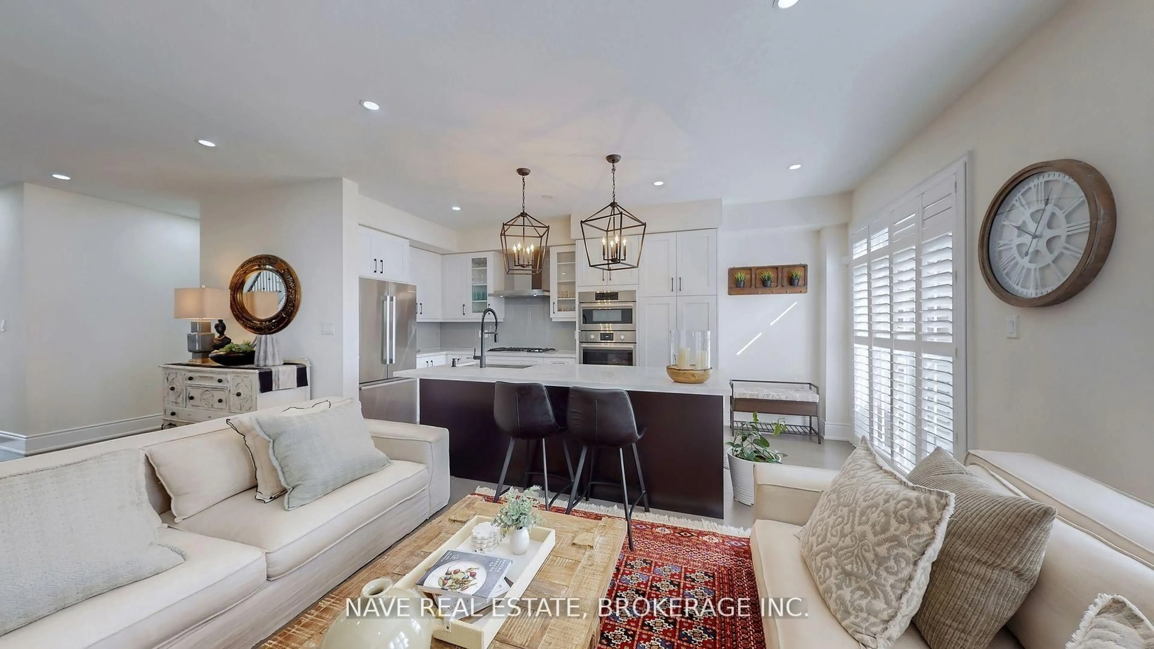 Open concept kitchen, ceramic/tile floor for 52 Conarty Cres. Cres, Whitby Ontario L1P 0L4