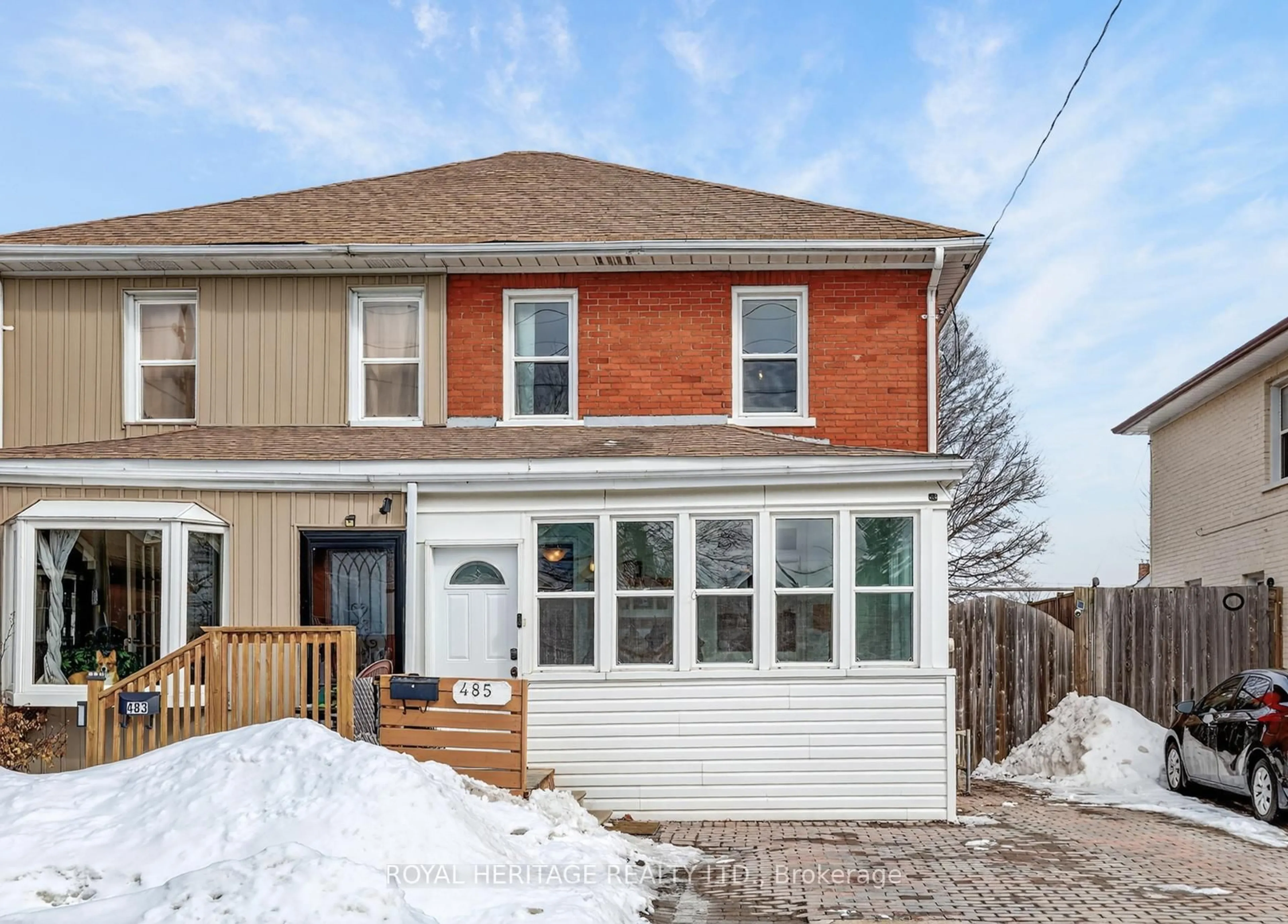 Home with brick exterior material, street for 485 Albert St, Oshawa Ontario L1H 4S7