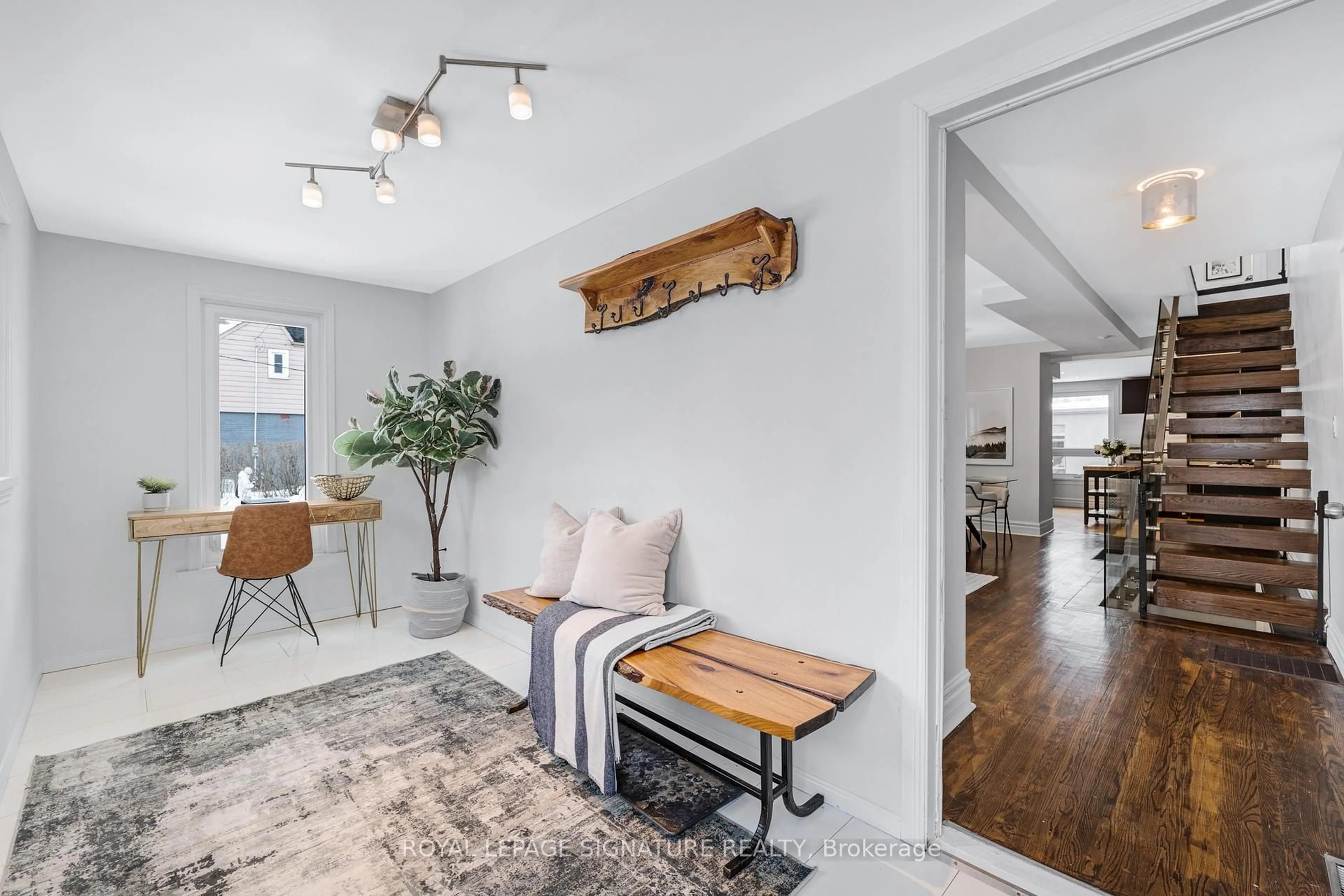 Living room with furniture, unknown for 38 Bastedo Ave, Toronto Ontario M4C 3M9