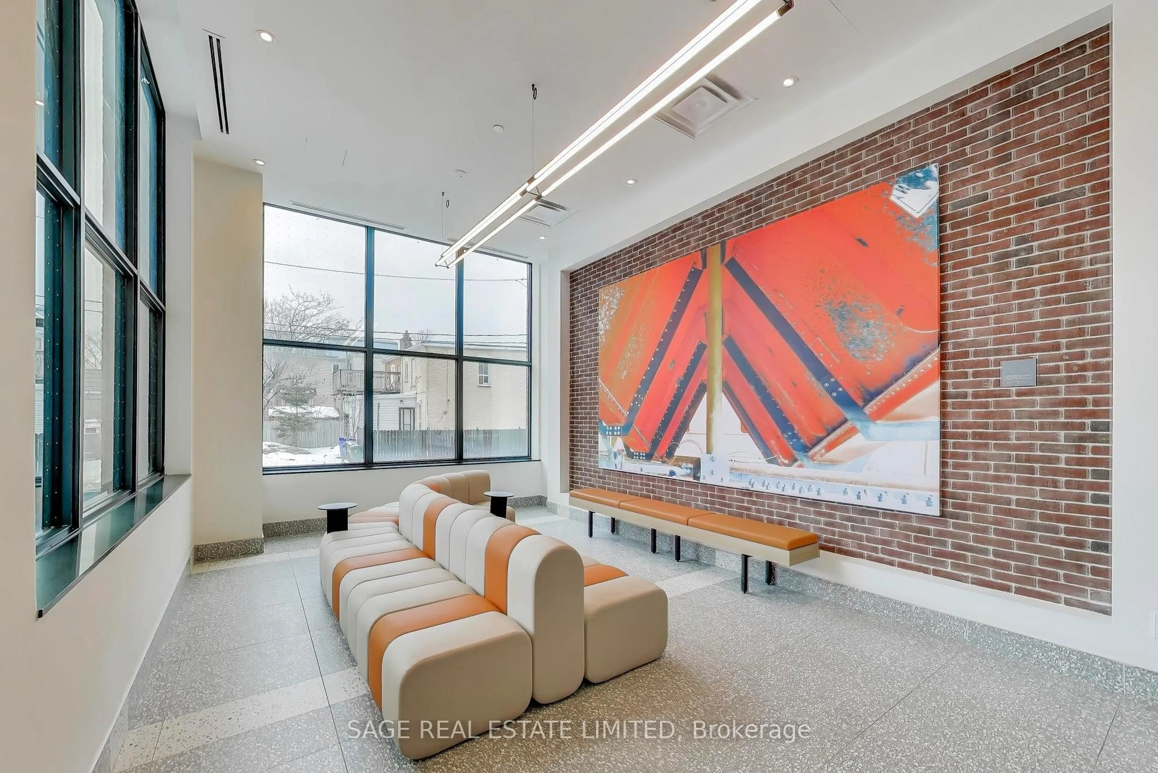 Lobby for 150 Logan Ave #535, Toronto Ontario M4M 0E4