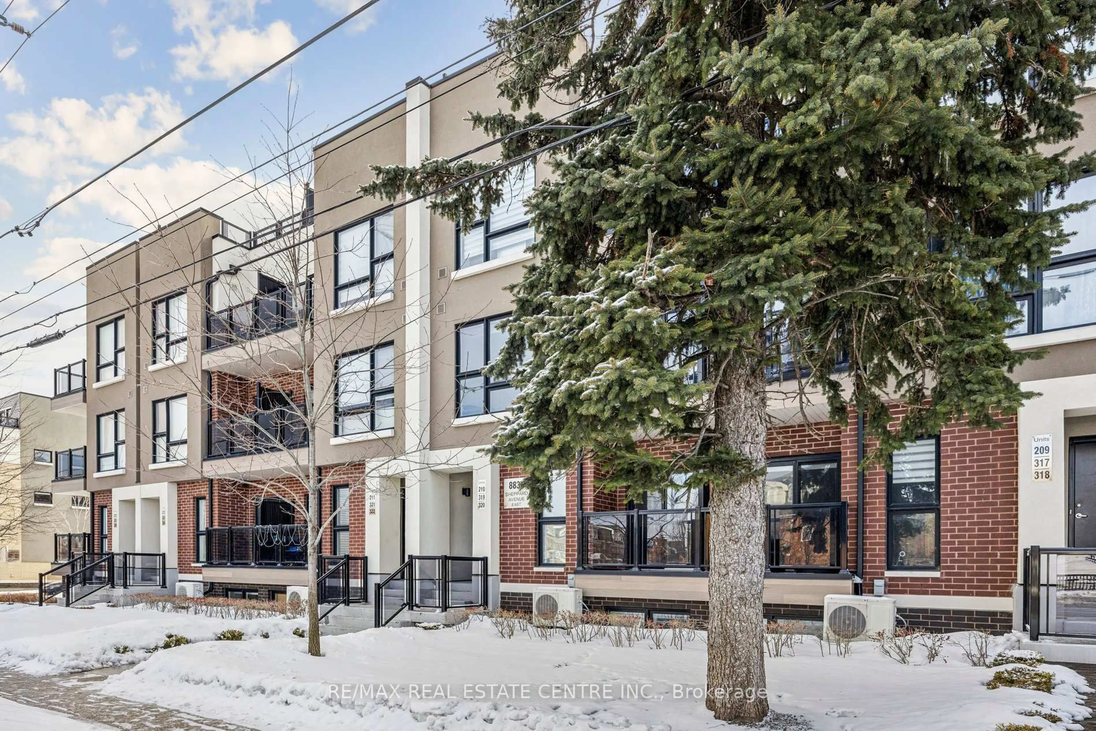 Patio, street for 8835 Sheppard Ave #210, Toronto Ontario M1B 0E3