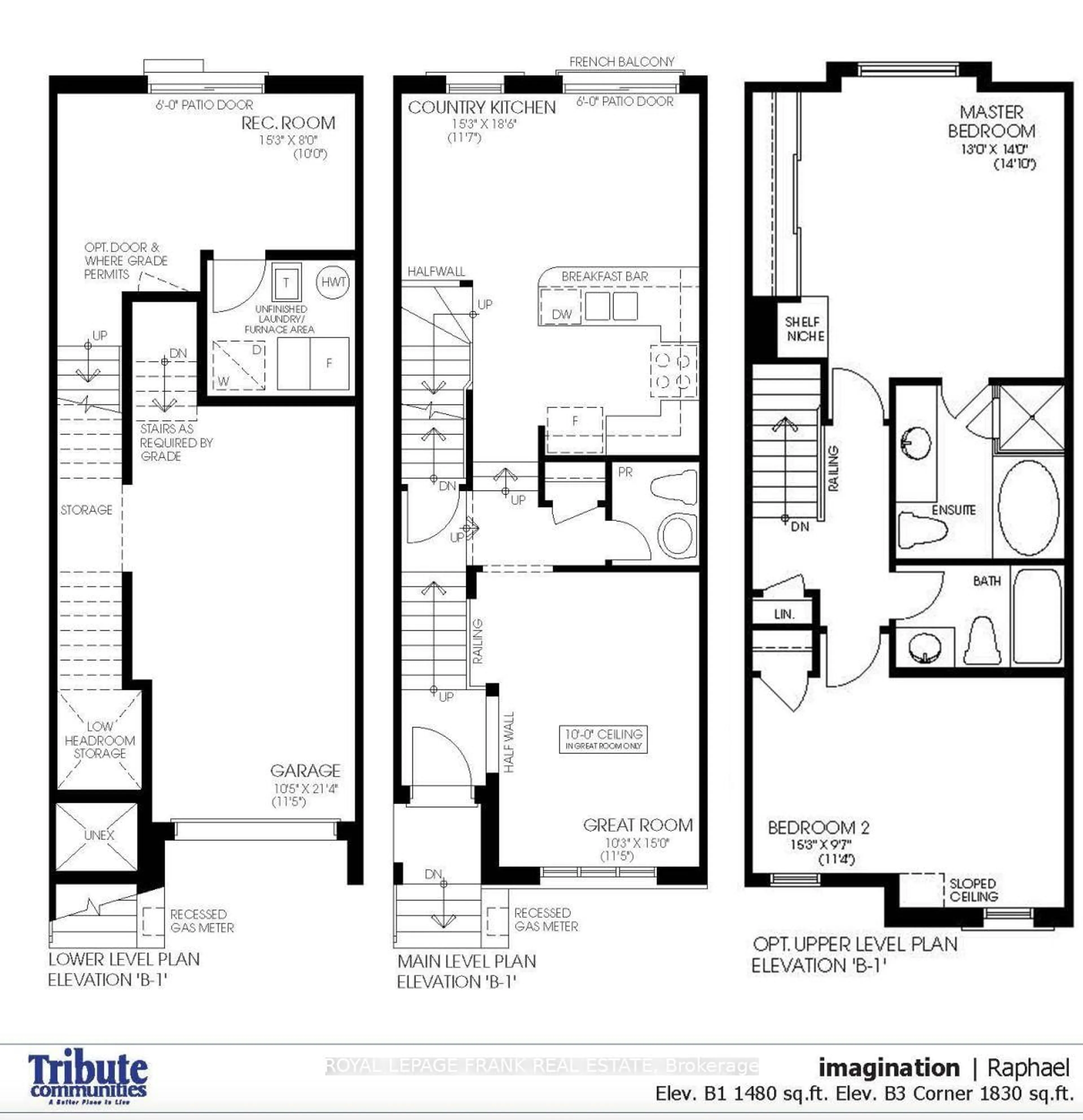 Floor plan for 11 Burtonbury Lane #56, Ajax Ontario L1Z 0L3