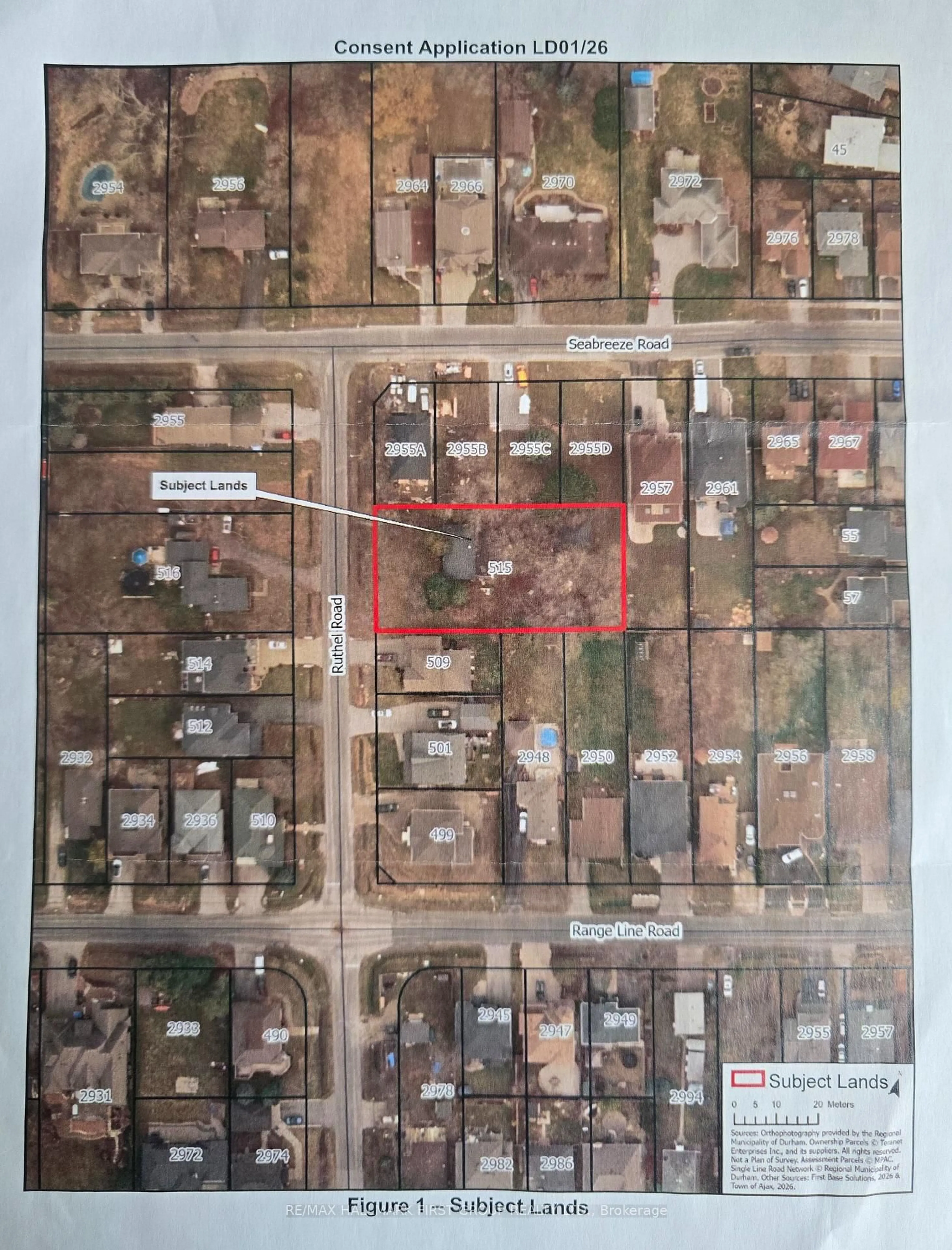 Picture of a map for 515 Ruthel Rd, Ajax Ontario L1S 1E5