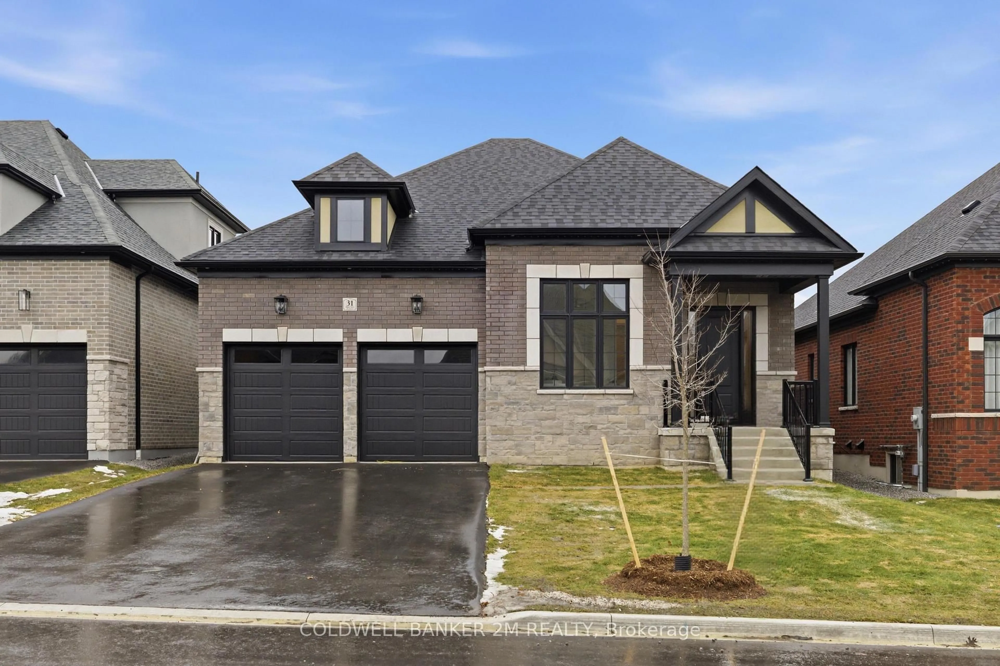 Home with brick exterior material, street for 31 Lonetto St, Whitby Ontario L1M 0L7