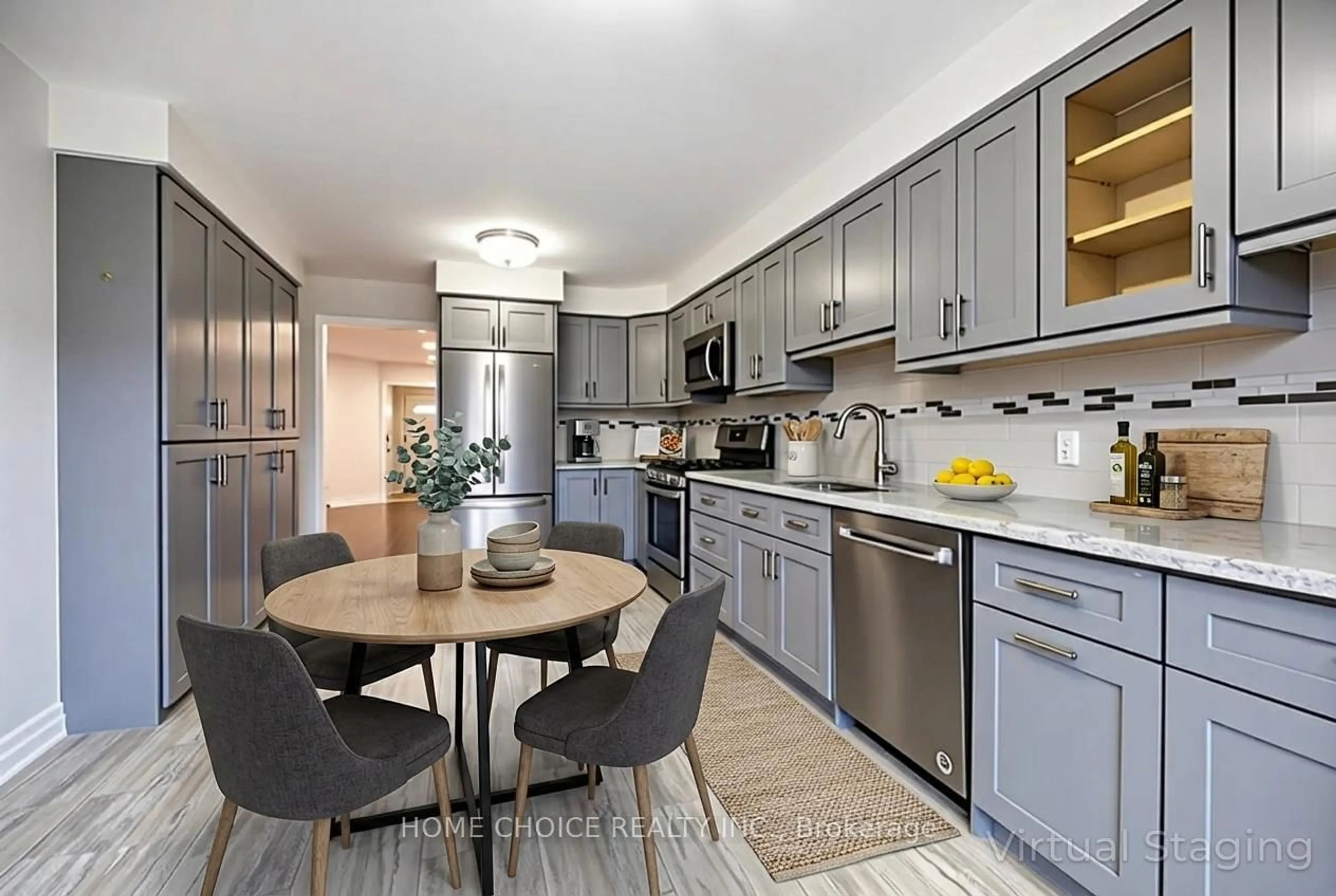 Open concept kitchen, ceramic/tile floor for 1665 Northfield Ave, Oshawa Ontario L1K 0K7