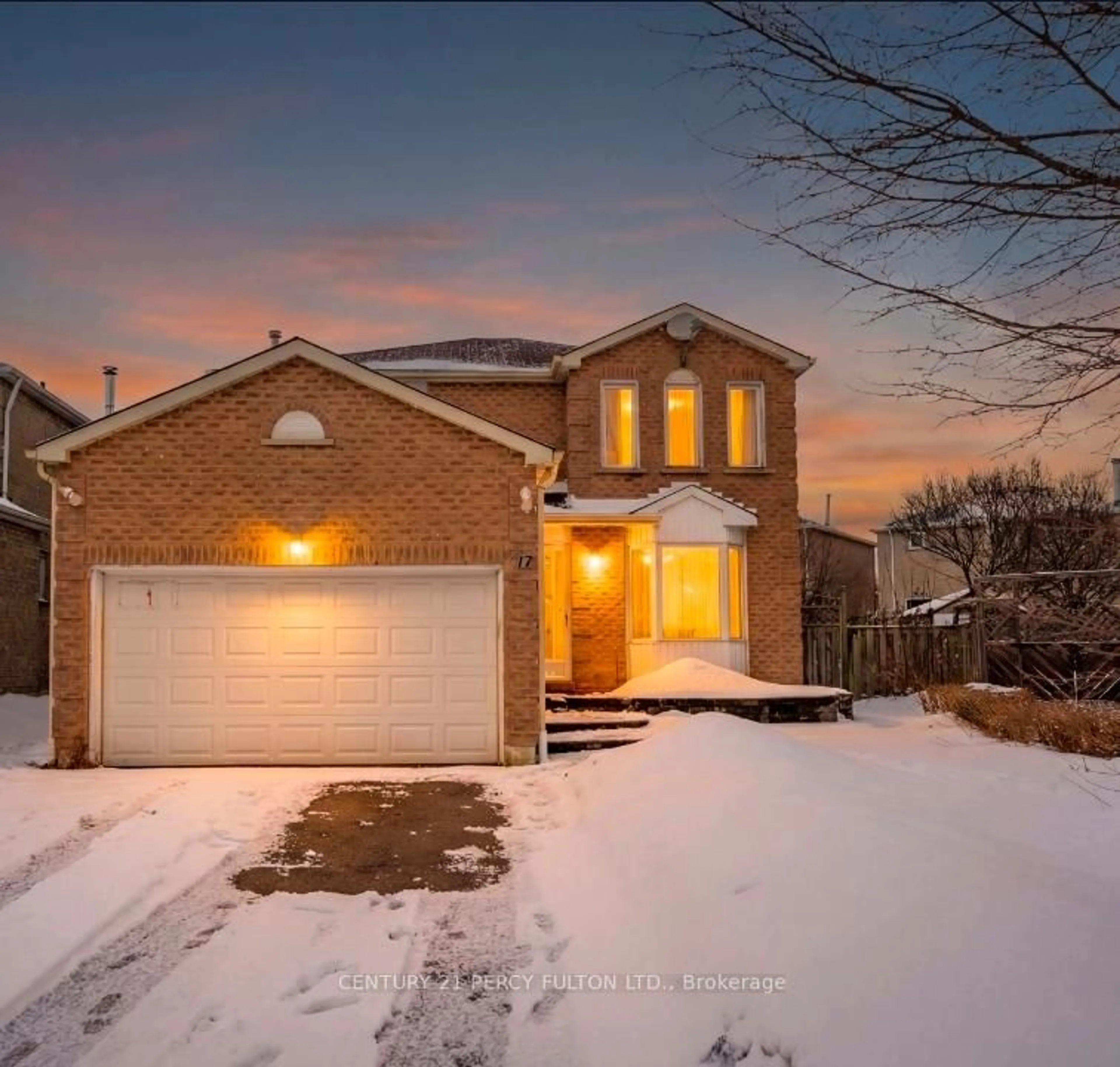 Home with brick exterior material, street for 17 Dakin Dr, Ajax Ontario L1T 2R8