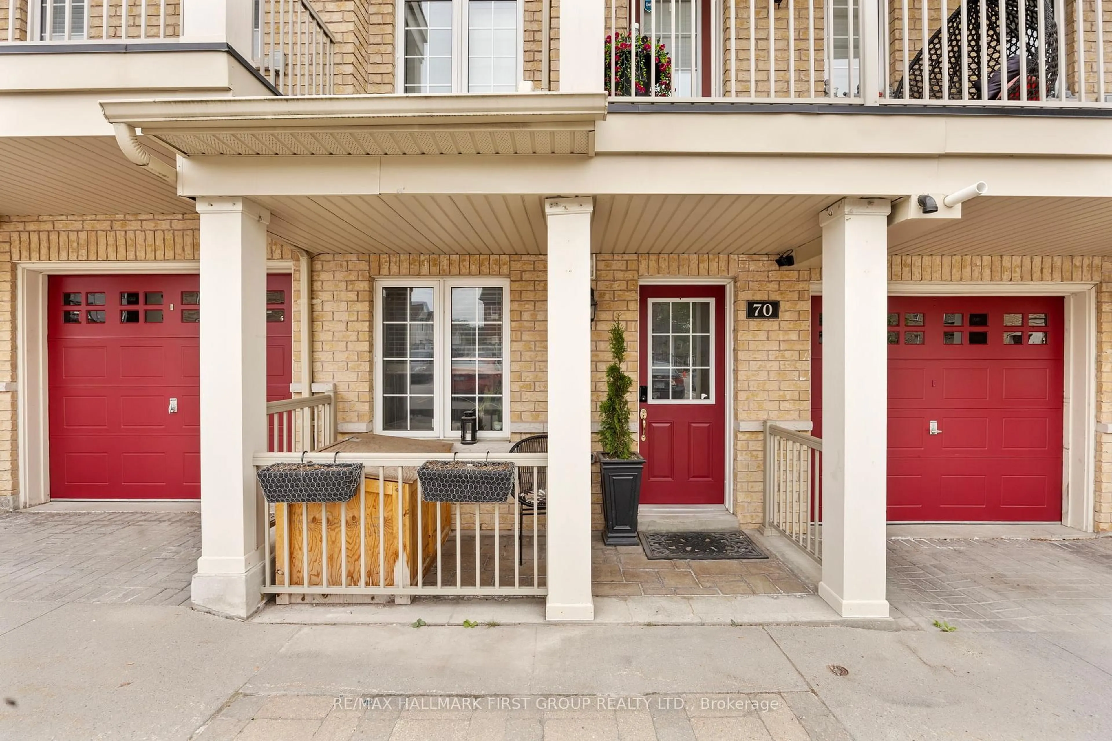 Patio, street for 70 Abela Lane, Ajax Ontario L1T 0M9