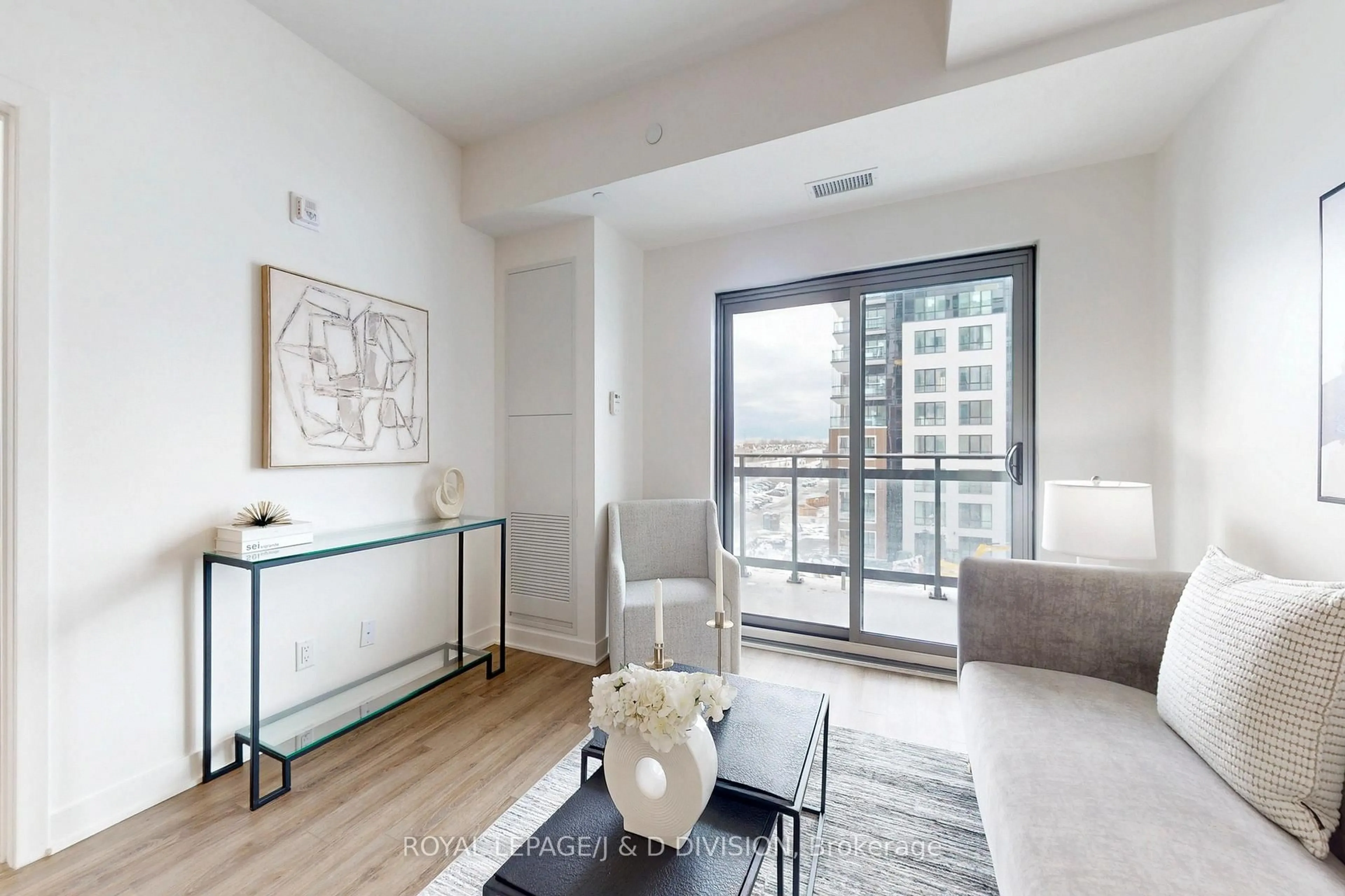 Living room with furniture, unknown for 55 Clarington Blvd #411, Clarington Ontario L1C 7J4