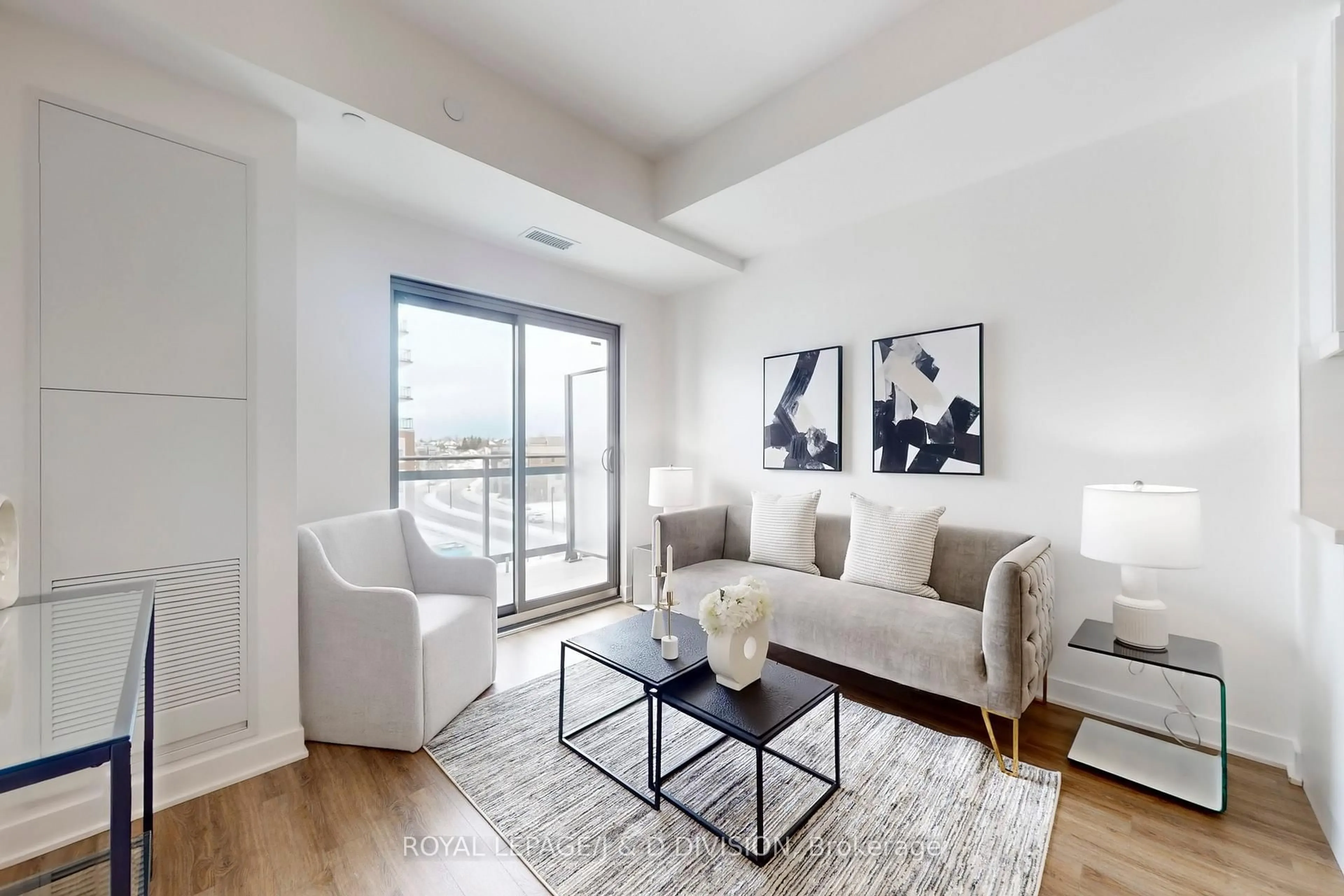 Living room with furniture, unknown for 55 Clarington Blvd #411, Clarington Ontario L1C 7J4