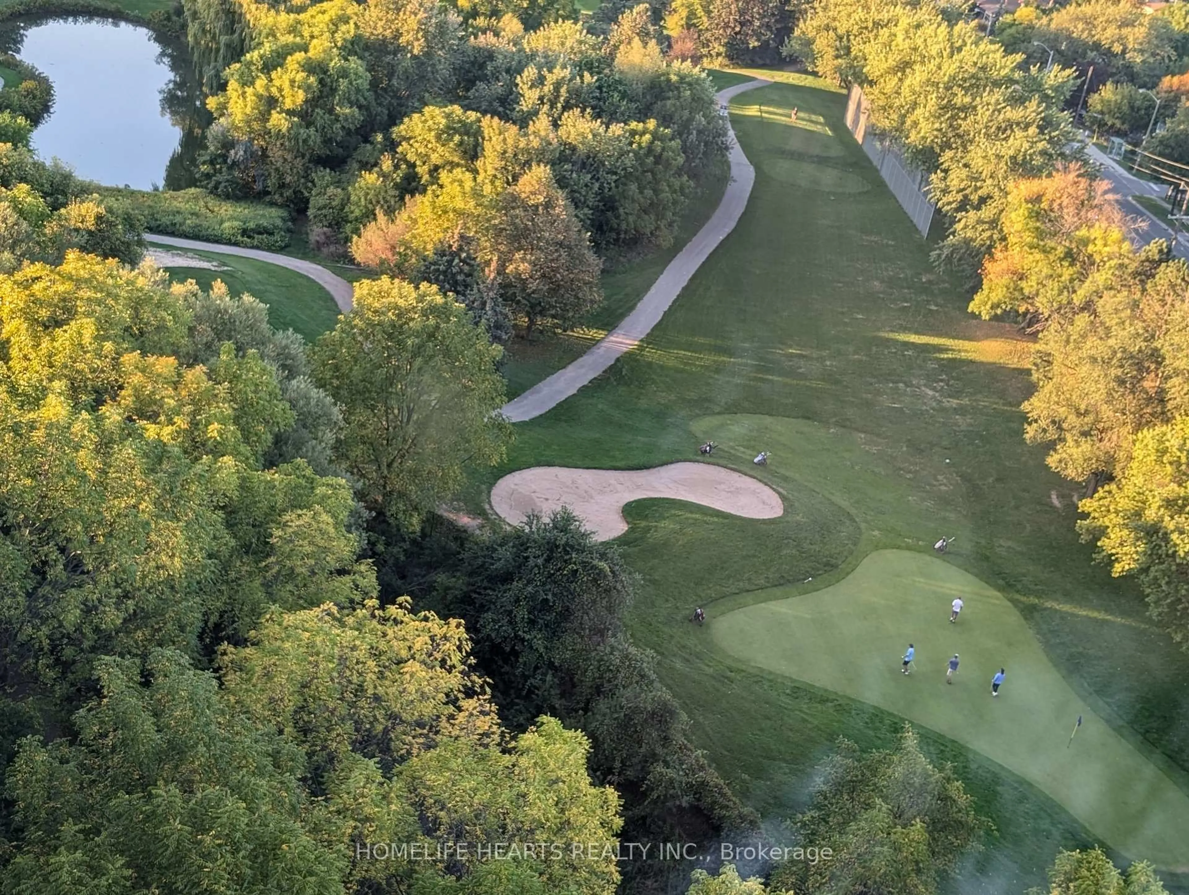 A pic from outside/outdoor area/front of a property/back of a property/a pic from drone, forest/trees view for 228 Bonis Ave #1703, Toronto Ontario M1T 3W4