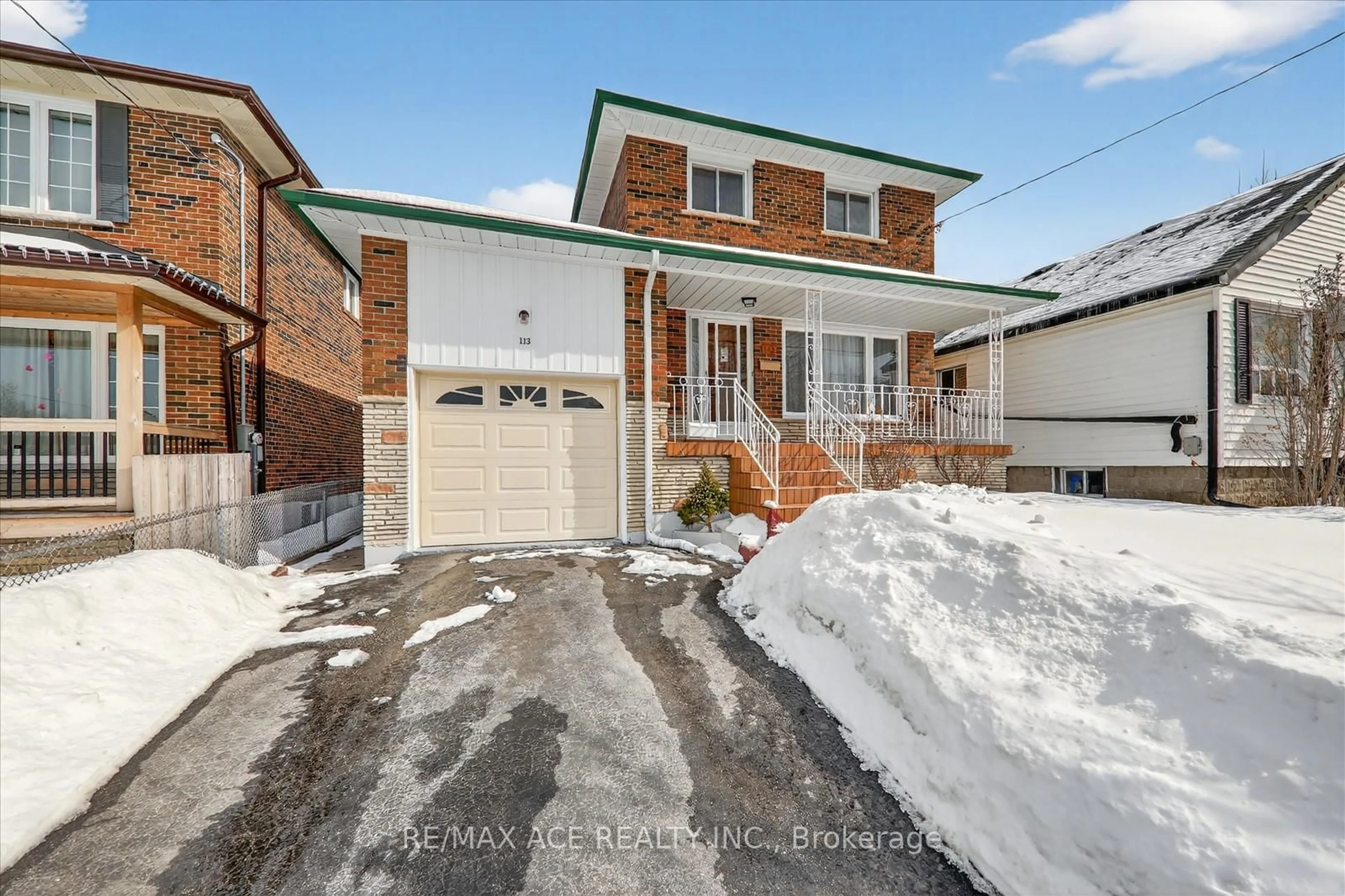 Home with brick exterior material, street for 113 Magnolia Ave, Toronto Ontario M1K 3K7