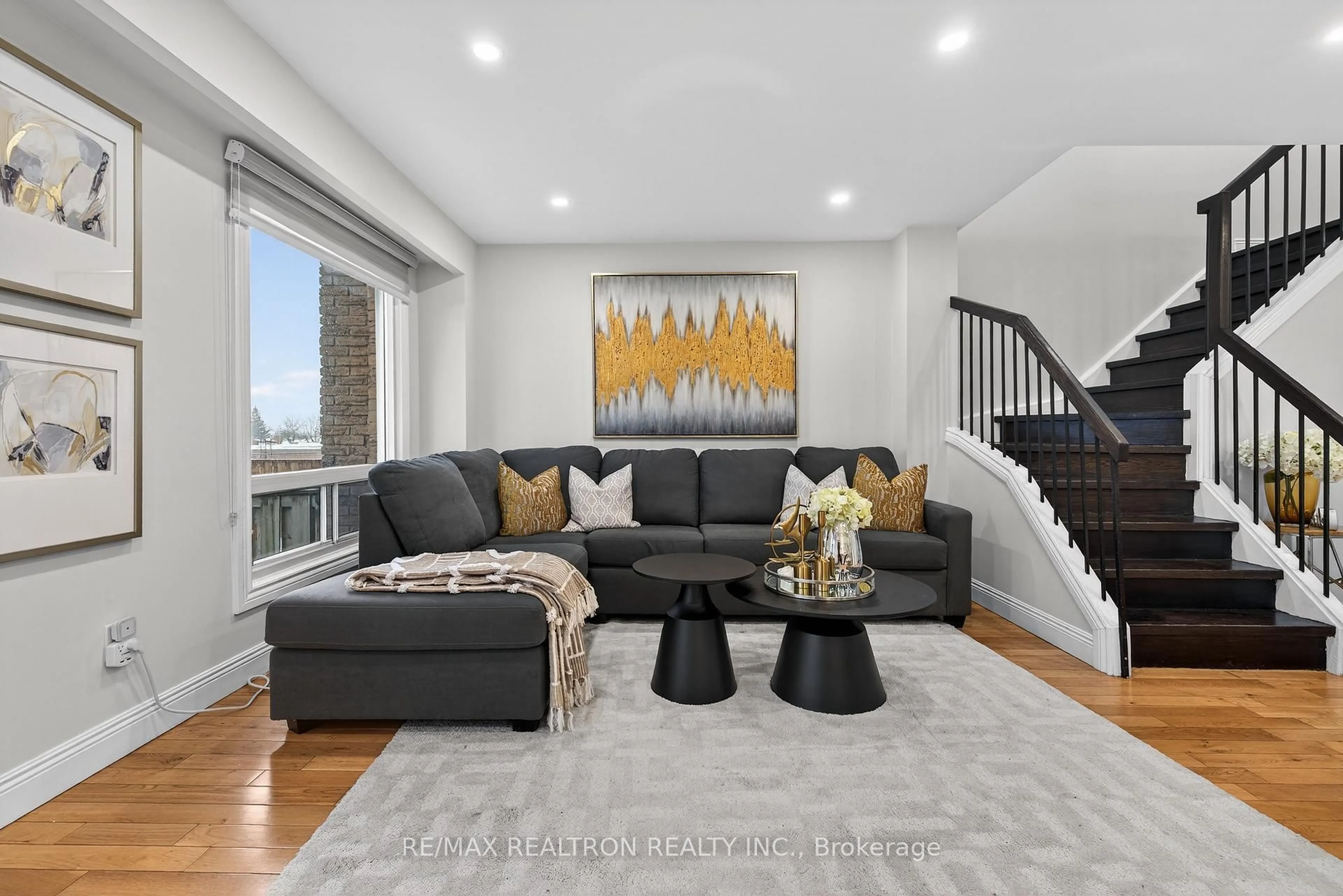 Living room with furniture, unknown for 201 Alexmuir Blvd #86, Toronto Ontario M1V 1S5