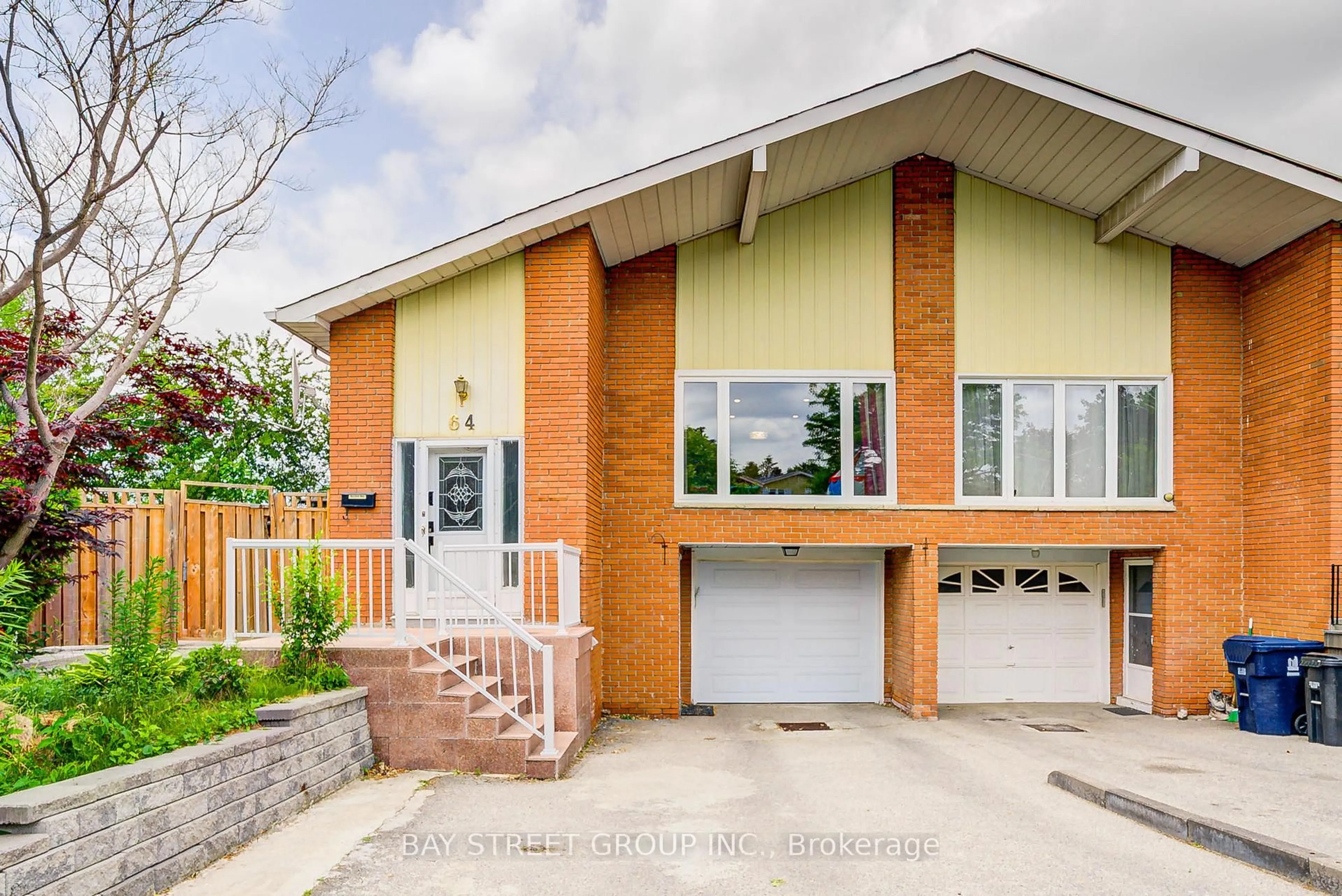 Home with brick exterior material, street for 64 Rakewood Cres, Toronto Ontario M1V 1M7