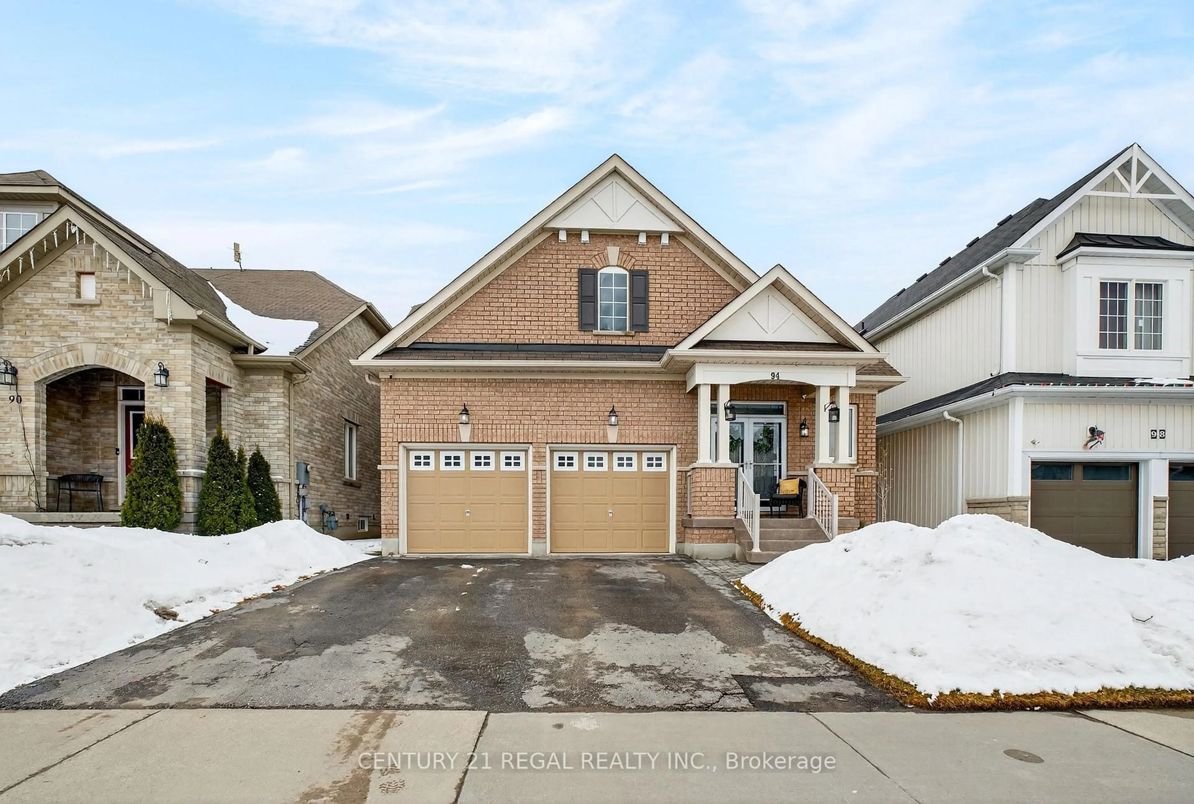 Home with brick exterior material, street for 94 Thomas Woodlock St, Clarington Ontario L1B 1G9
