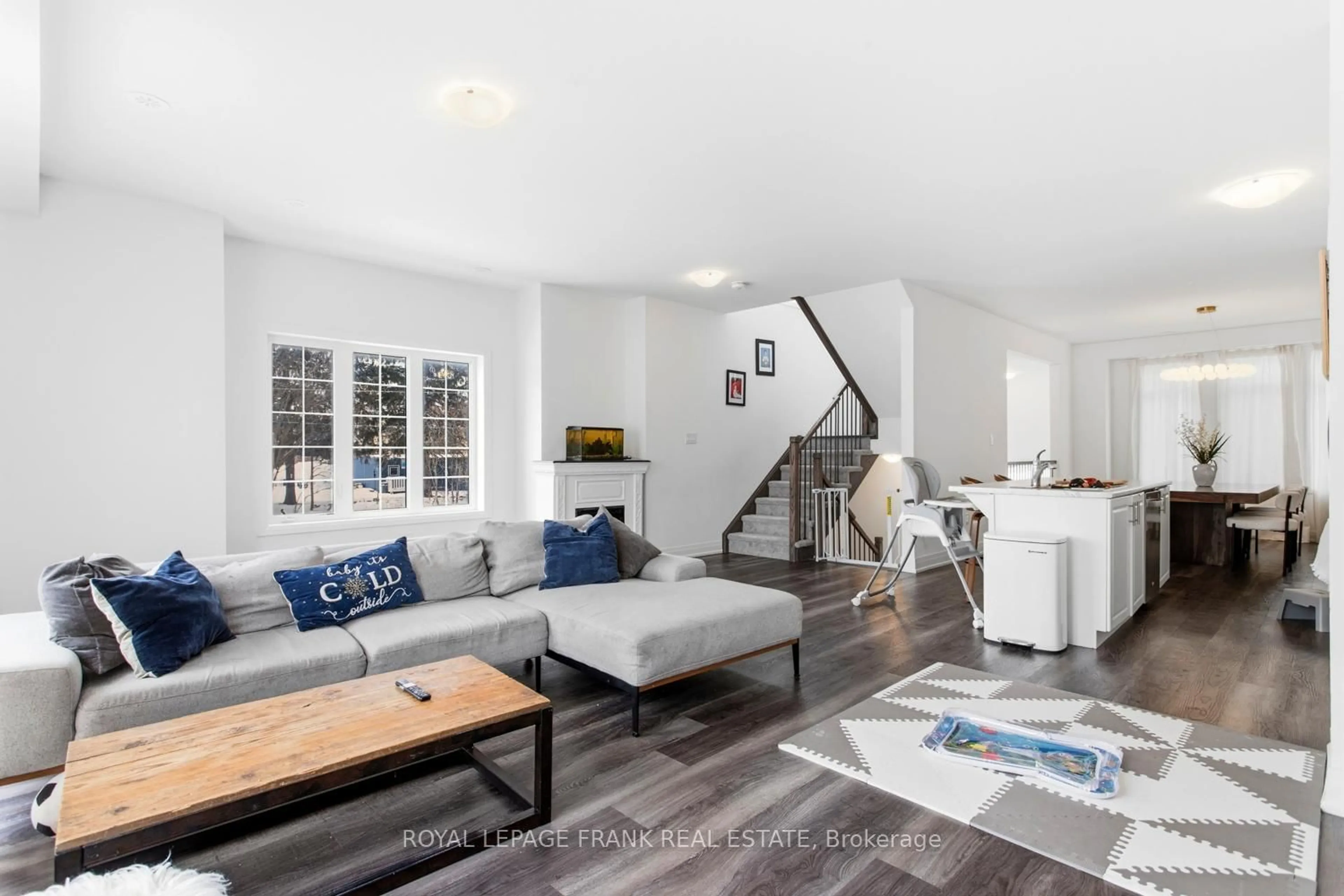 Living room with furniture, unknown for 58 Selfridge Way, Whitby Ontario L1N 0N9