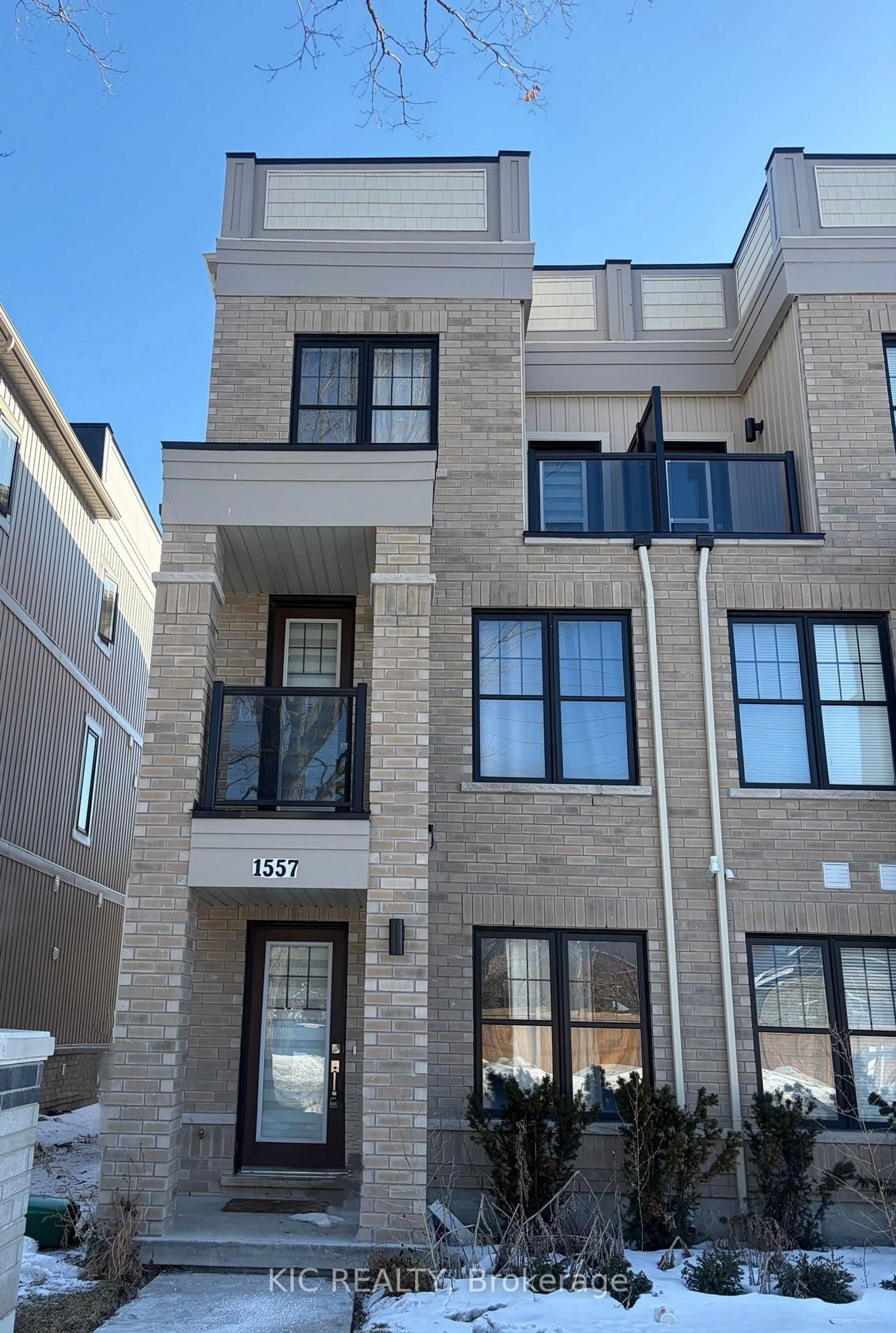 Home with brick exterior material, street for 1557 Green Rd, Clarington Ontario L1C 7E5