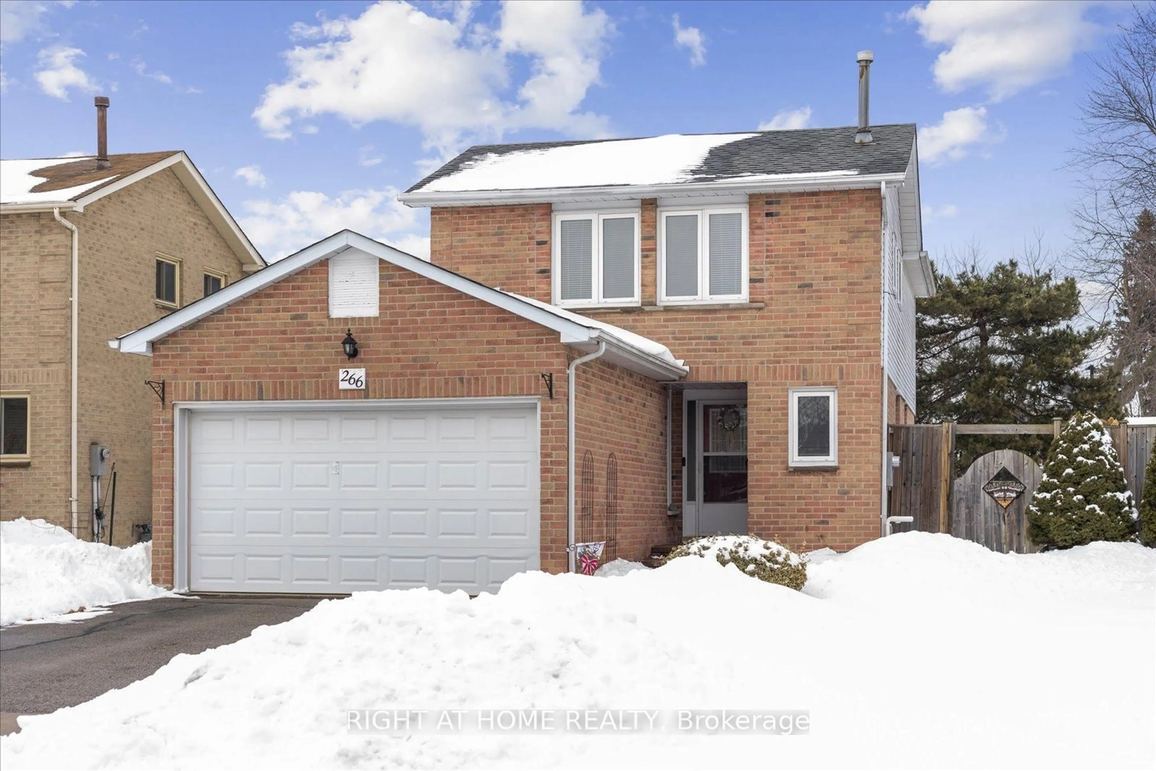 Home with brick exterior material, street for 266 Rands Rd, Ajax Ontario L1S 3Y5
