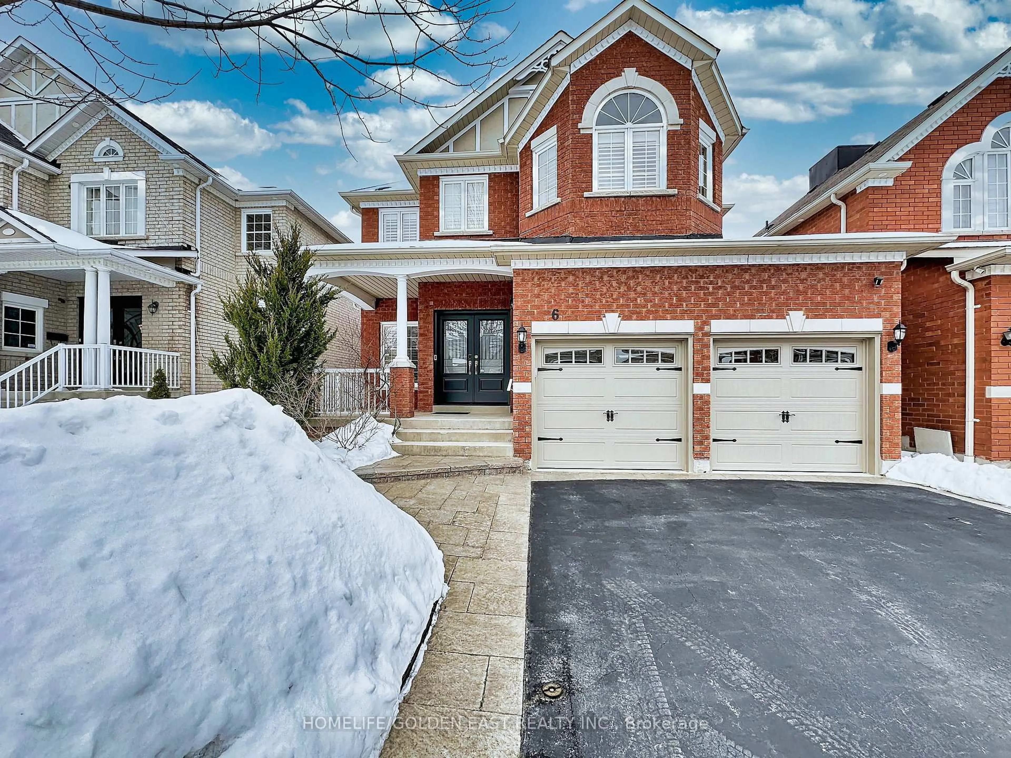 Home with brick exterior material, street for 6 Winterton Way, Ajax Ontario L1T 0H7
