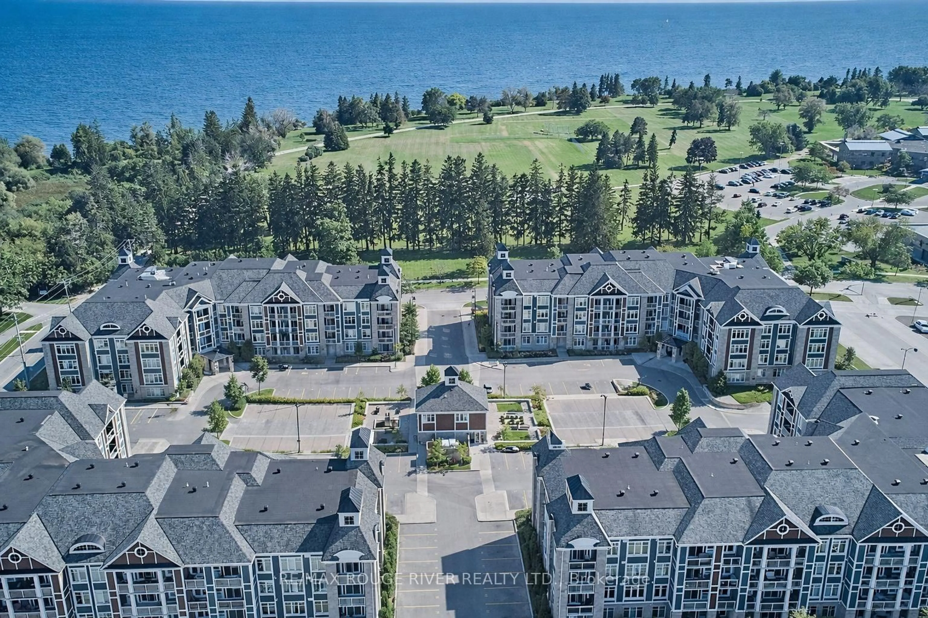 A pic from outside/outdoor area/front of a property/back of a property/a pic from drone, water/lake/river/ocean view for 670 Gordon St #111, Whitby Ontario L1N 0K9