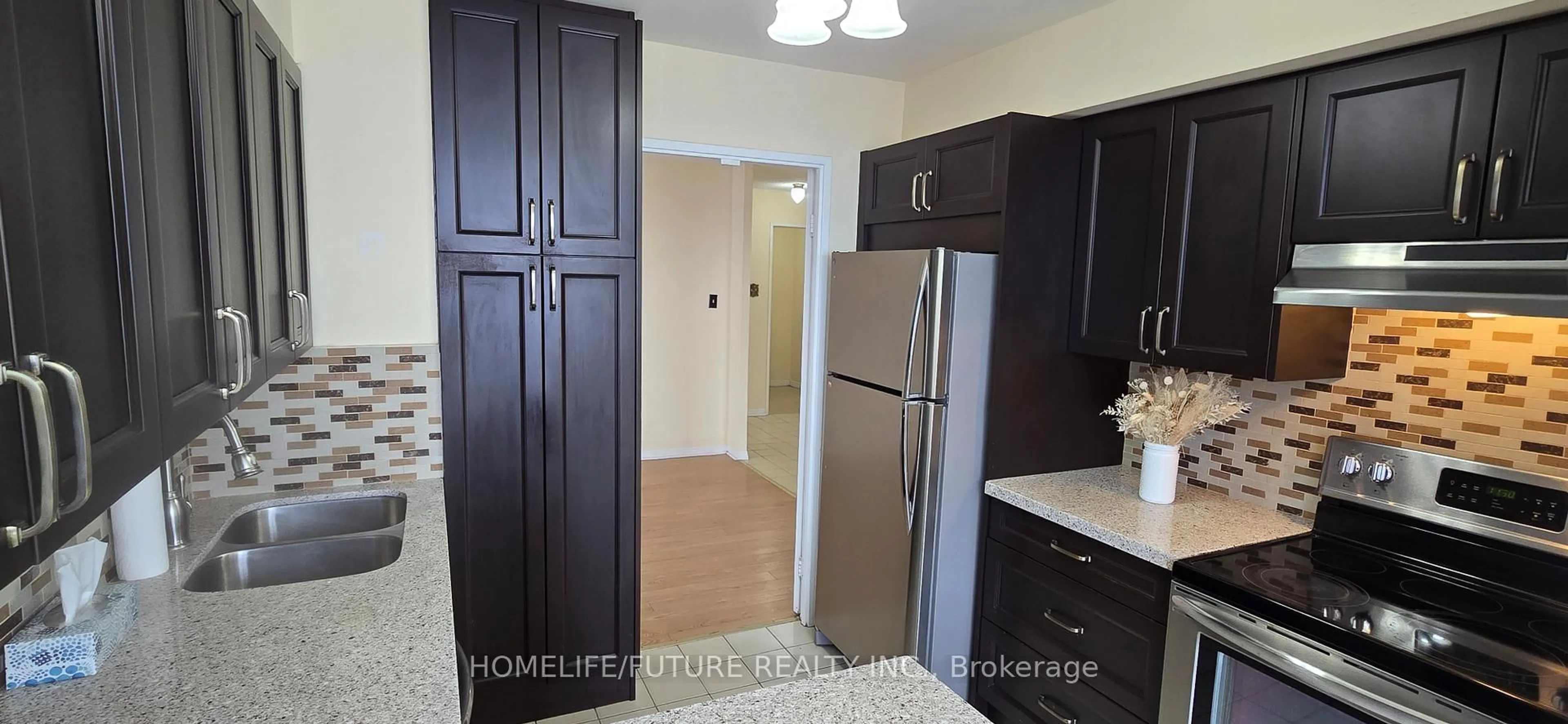 Standard kitchen, unknown for 410 Mclevin Ave #1502, Toronto Ontario M1B 5J5