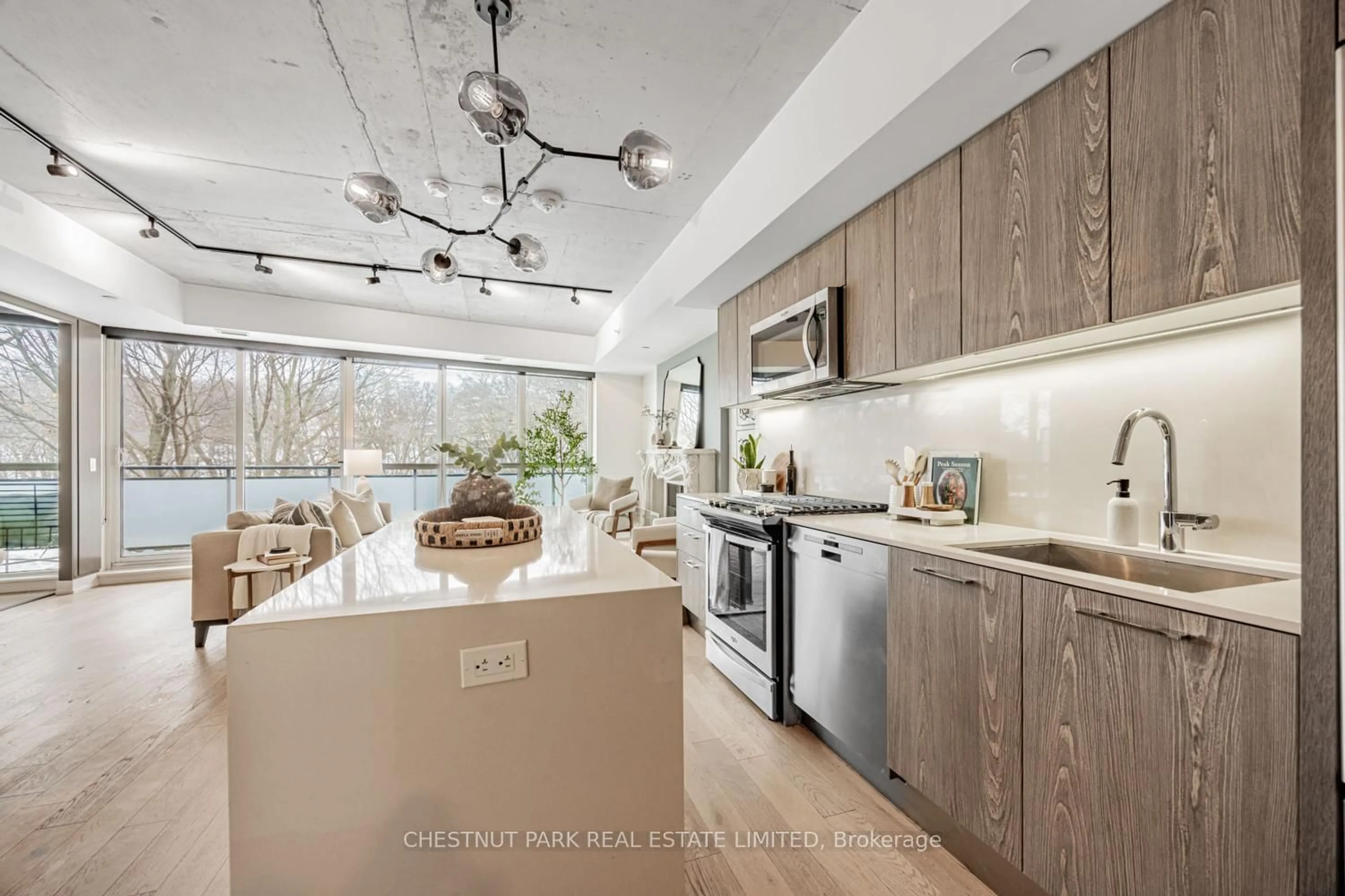 Open concept kitchen, unknown for 630 Kingston Rd #201, Toronto Ontario M4E 0B7