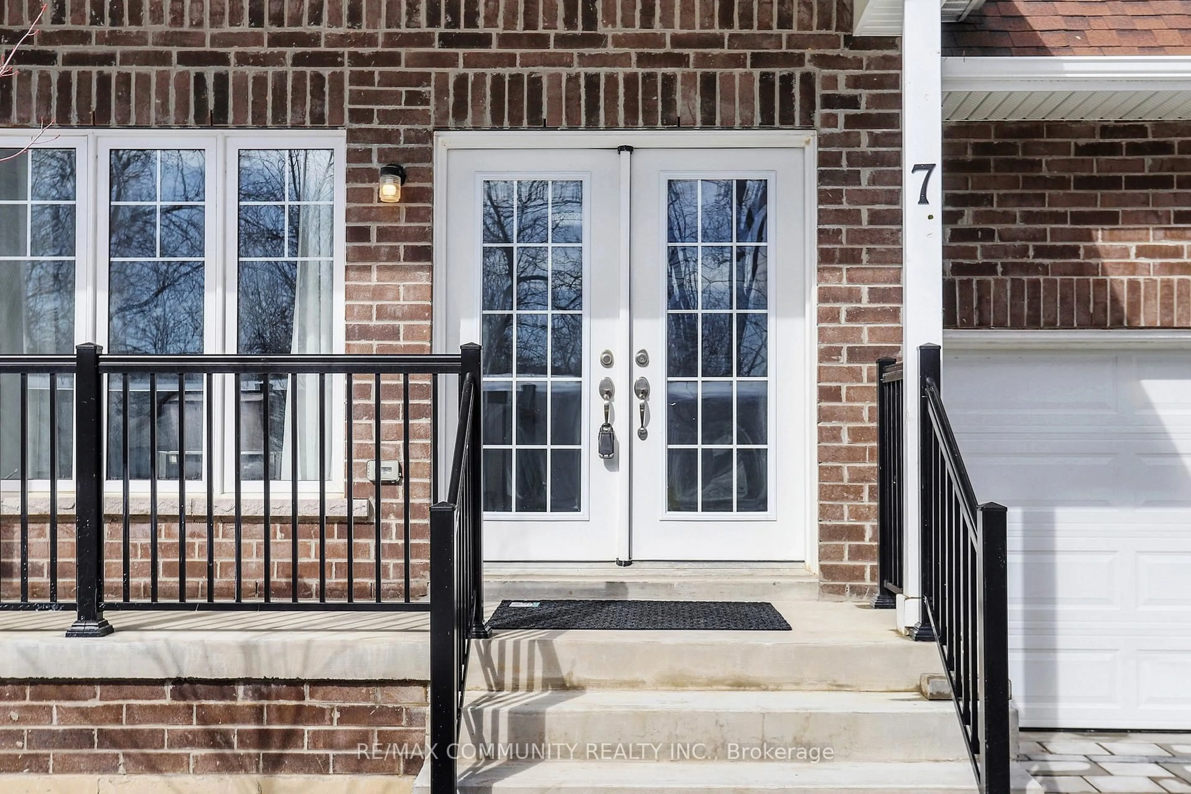 Home with brick exterior material, street for 1741 Fairport Rd #7, Pickering Ontario L1V 1S9