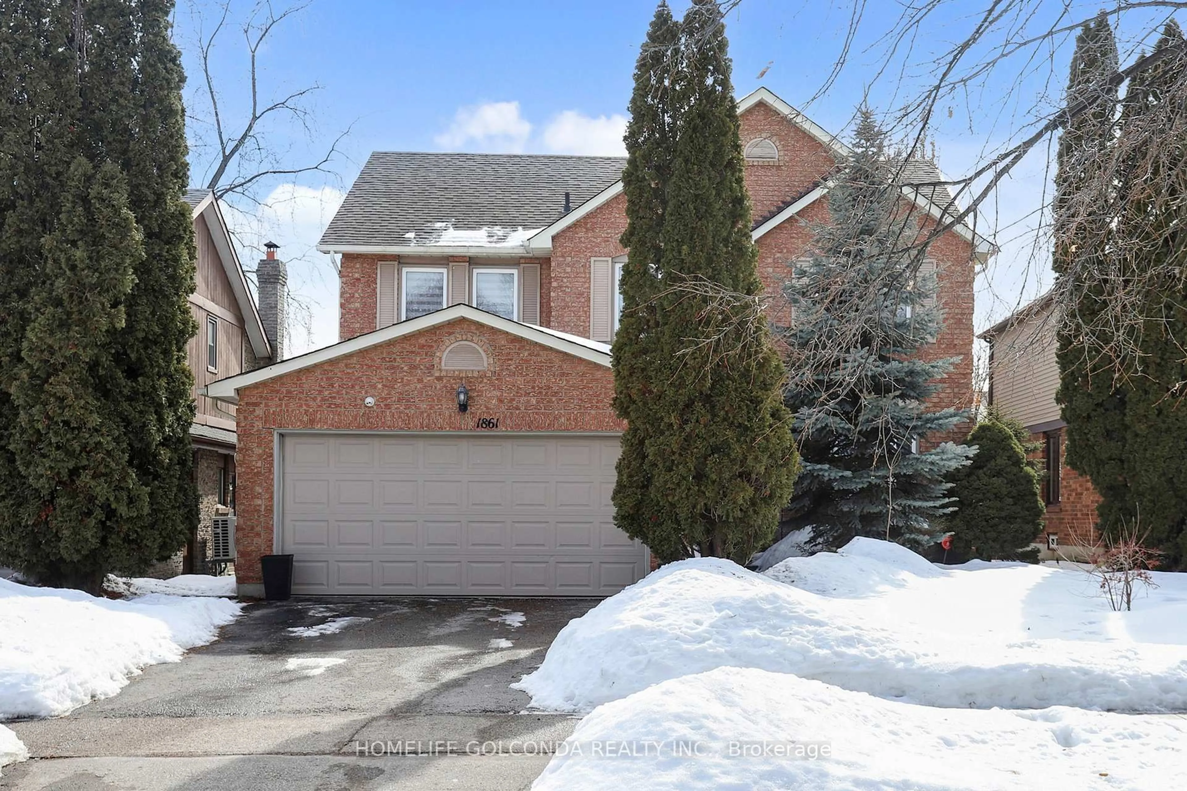 Home with brick exterior material, street for 1861 Una Rd, Pickering Ontario L1V 3J5