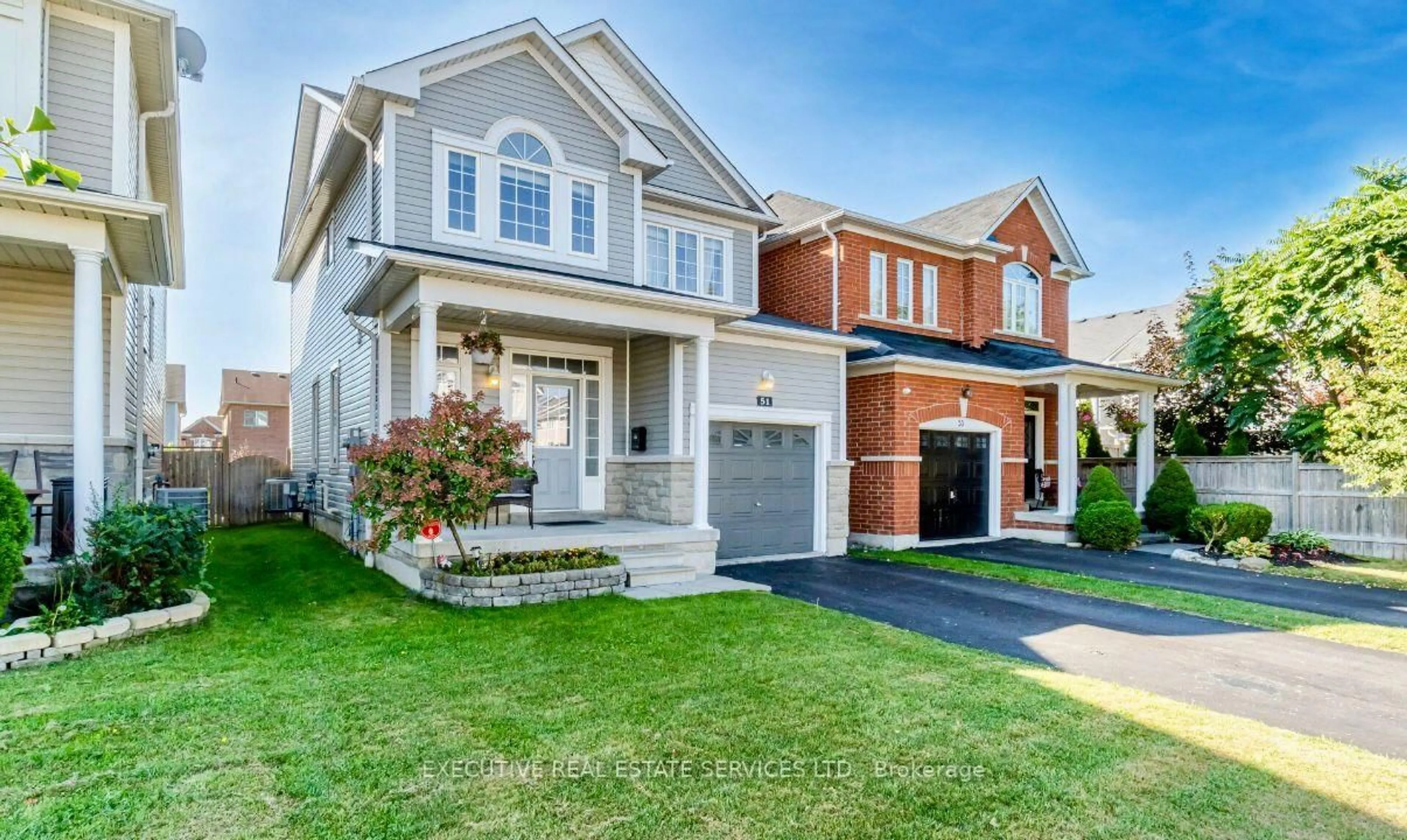 Home with brick exterior material, street for 51 CHISWICK Ave, Whitby Ontario L1M 0E1