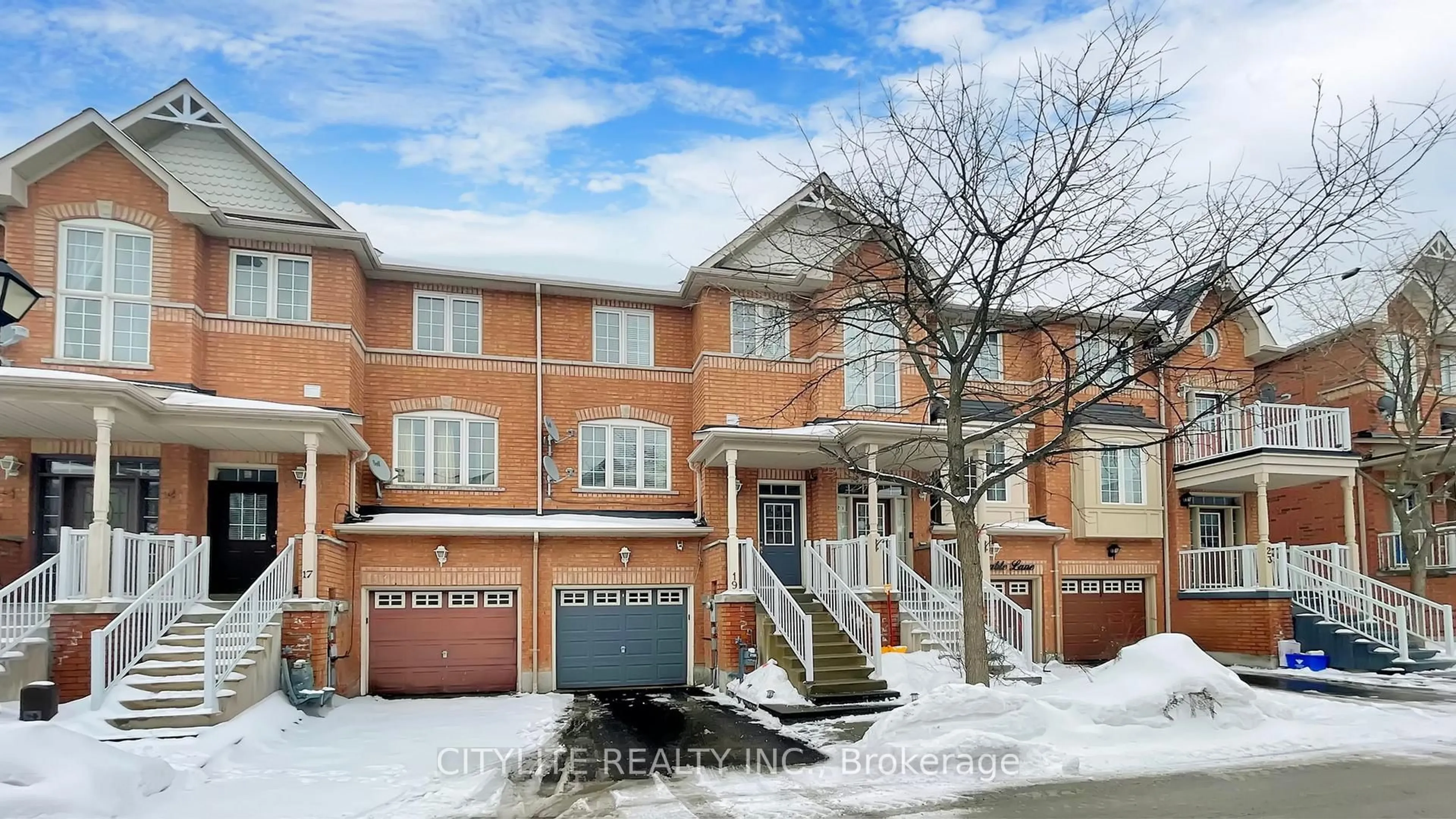 Home with brick exterior material, street for 19 Annable Lane, Ajax Ontario L1S 7S6